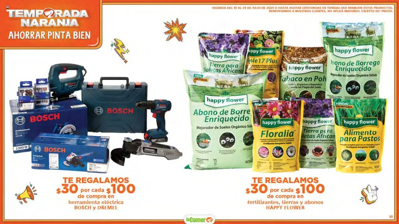 Nuevas ofertas de La Comer válidas en toda la República Mexicana desde el 18.07.2025. ¡Encuentra las mejores ofertas en La Comer - Folleto! | Página: 30 | Productos: Repelente, Té