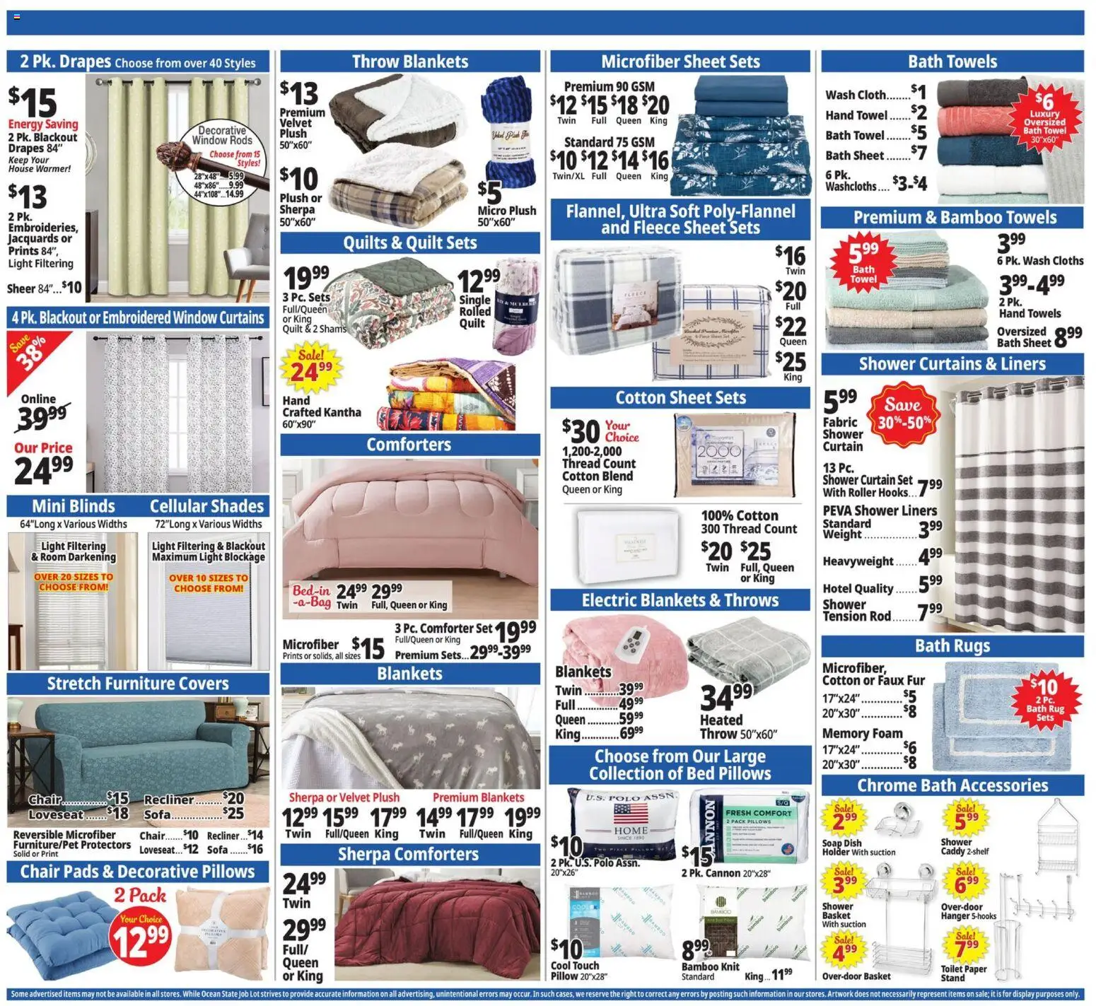 Ocean State Job Lot Weekly Ad - MA - valid from 08.01.2026 | Page: 13 | Products: Bed, Basket, Pads, Rod