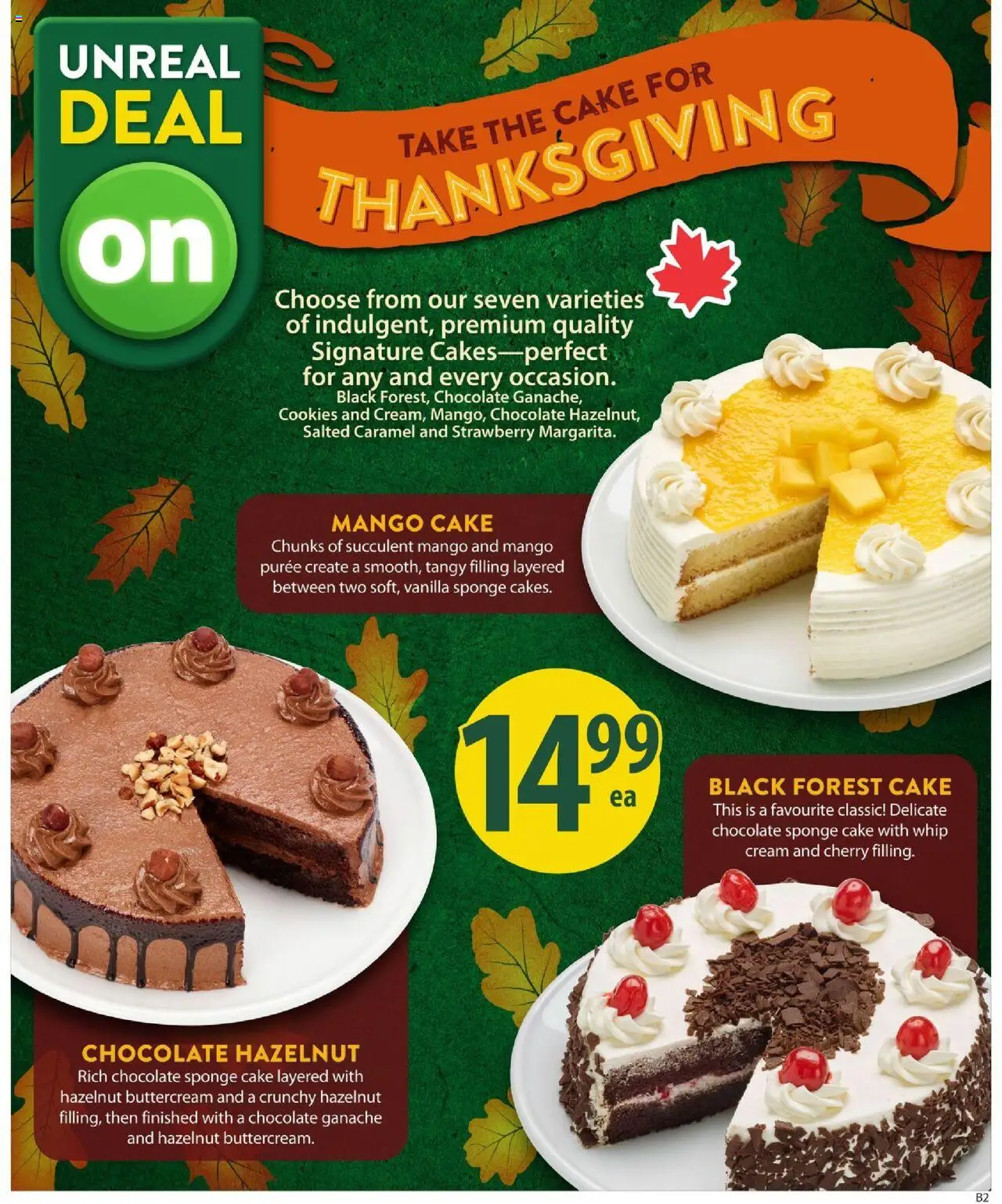 Save on foods flyer valid from 02.10.2025 | Page: 12 | Products: Cream, Cookies, Sponge, Chocolate