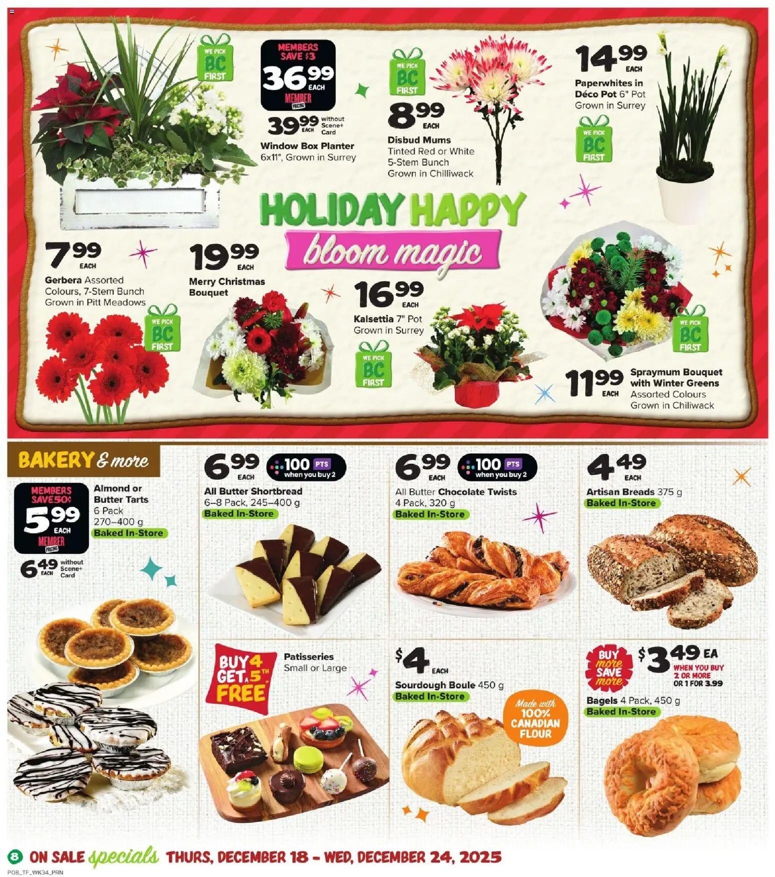 Thrifty Foods flyer valid from 18.12.2025 | Page: 9 | Products: Bakery, Box, Butter, Chocolate