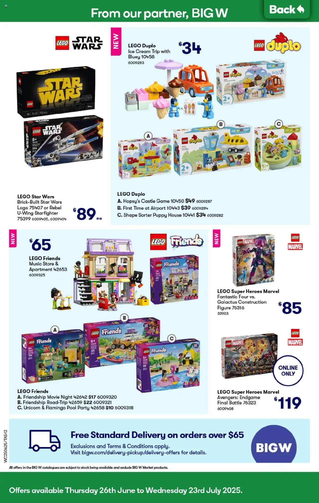 Woolworths catalogue - valid from 25.06.2025 | Page: 42 | Products: Cream, Ice cream, Game