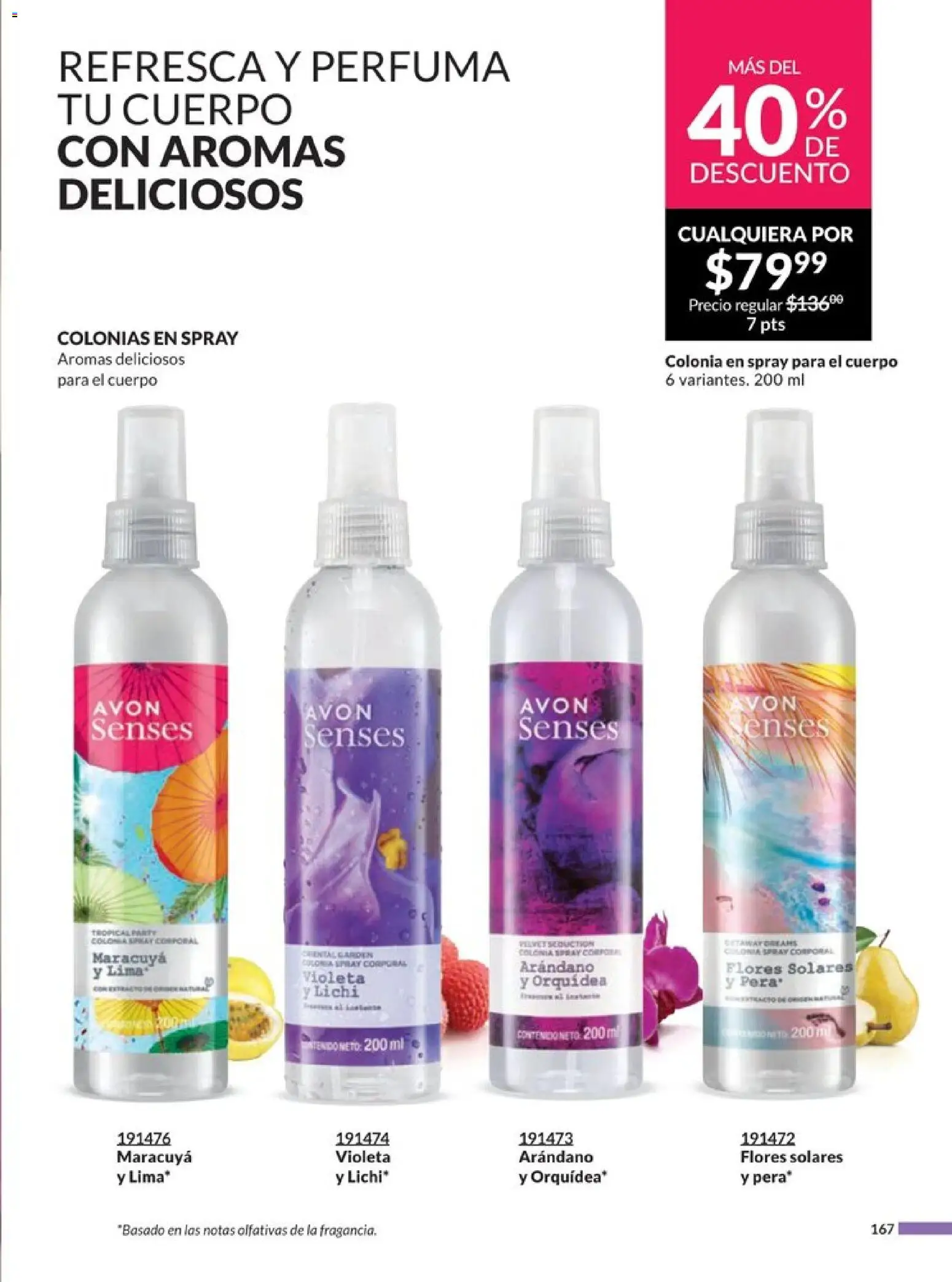 Nuevas ofertas de AVON válidas en toda la República Mexicana desde el 20.12.2025. ¡Encuentra las mejores ofertas en AVON campaña 1 2026! | Página: 175 | Productos: Pera, Lima