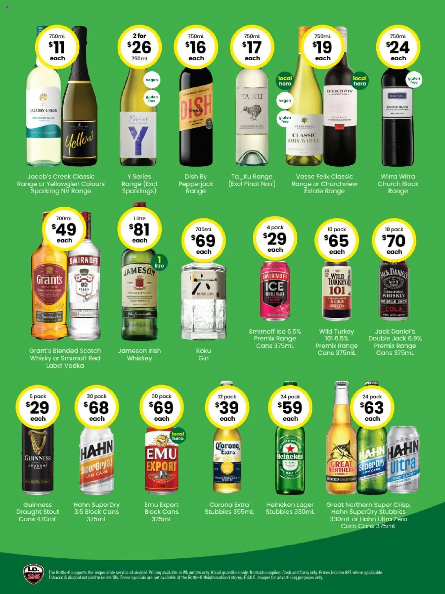 The Bottle-O catalogue - valid from 02.03.2026 | Page: 2 | Products: Gin, Vodka, Scotch, Turkey