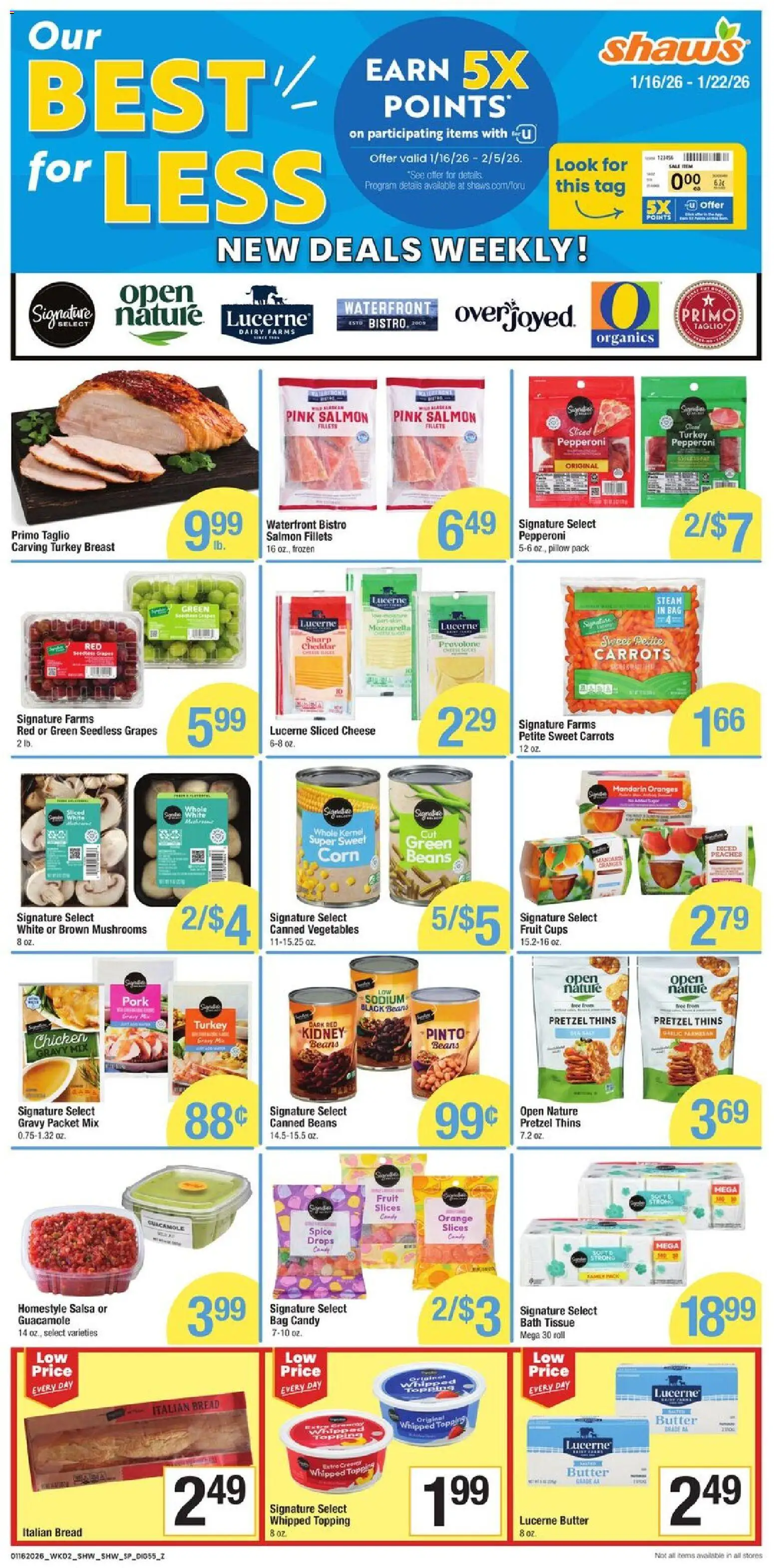 Star Market Weekly Ad - valid from 16.01.2026 | Page: 7 | Products: Pillow, Cheese, Cream, Grapes