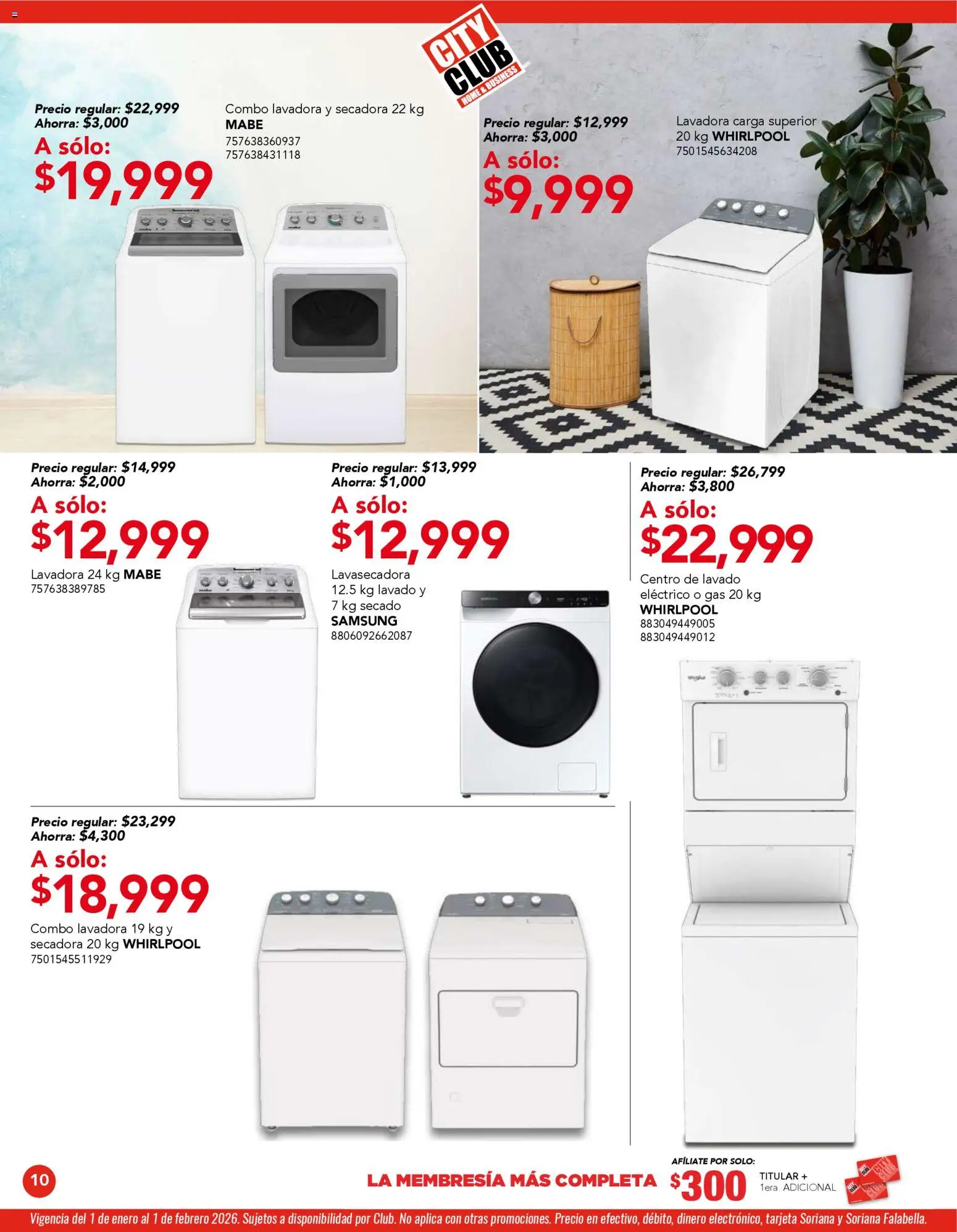 Nuevas ofertas de City Club válidas en toda la República Mexicana desde el 01.01.2026. ¡Encuentra las mejores ofertas en City Club catálogo! | Página: 10