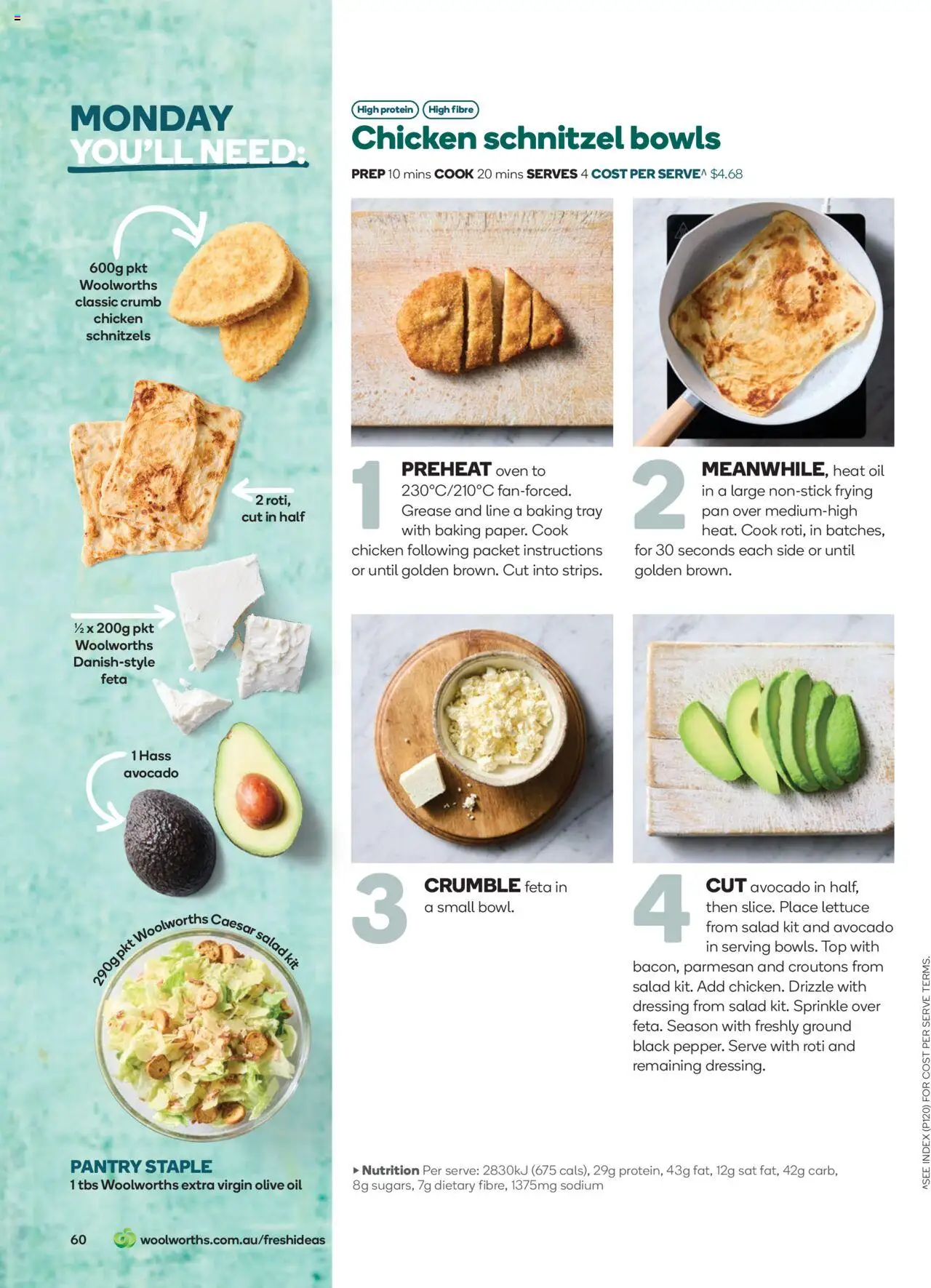 Woolworths catalogue - valid from 01.10.2025 | Page: 60 | Products: Chicken, Lettuce, Olive oil, Oven