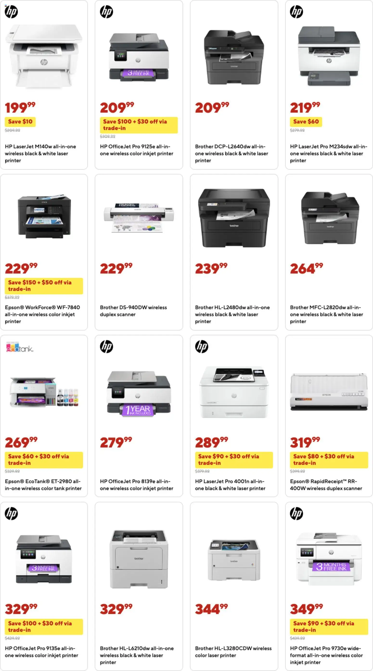 Staples Weekly Ad - valid from 02.11.2025 | Page: 6 | Products: Ink, Printer, Scanner
