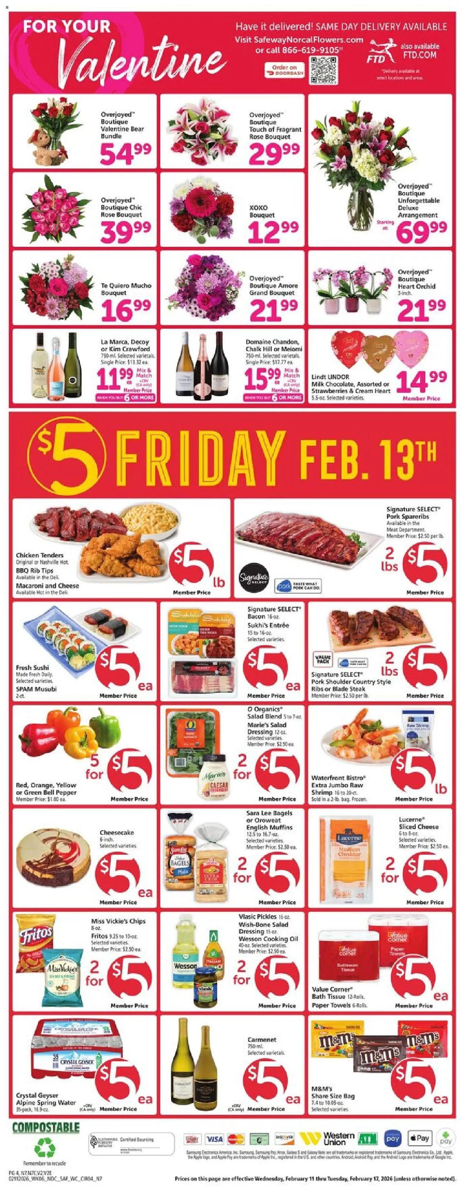 Safeway Weekly Ad - valid from 11.02.2026 | Page: 4