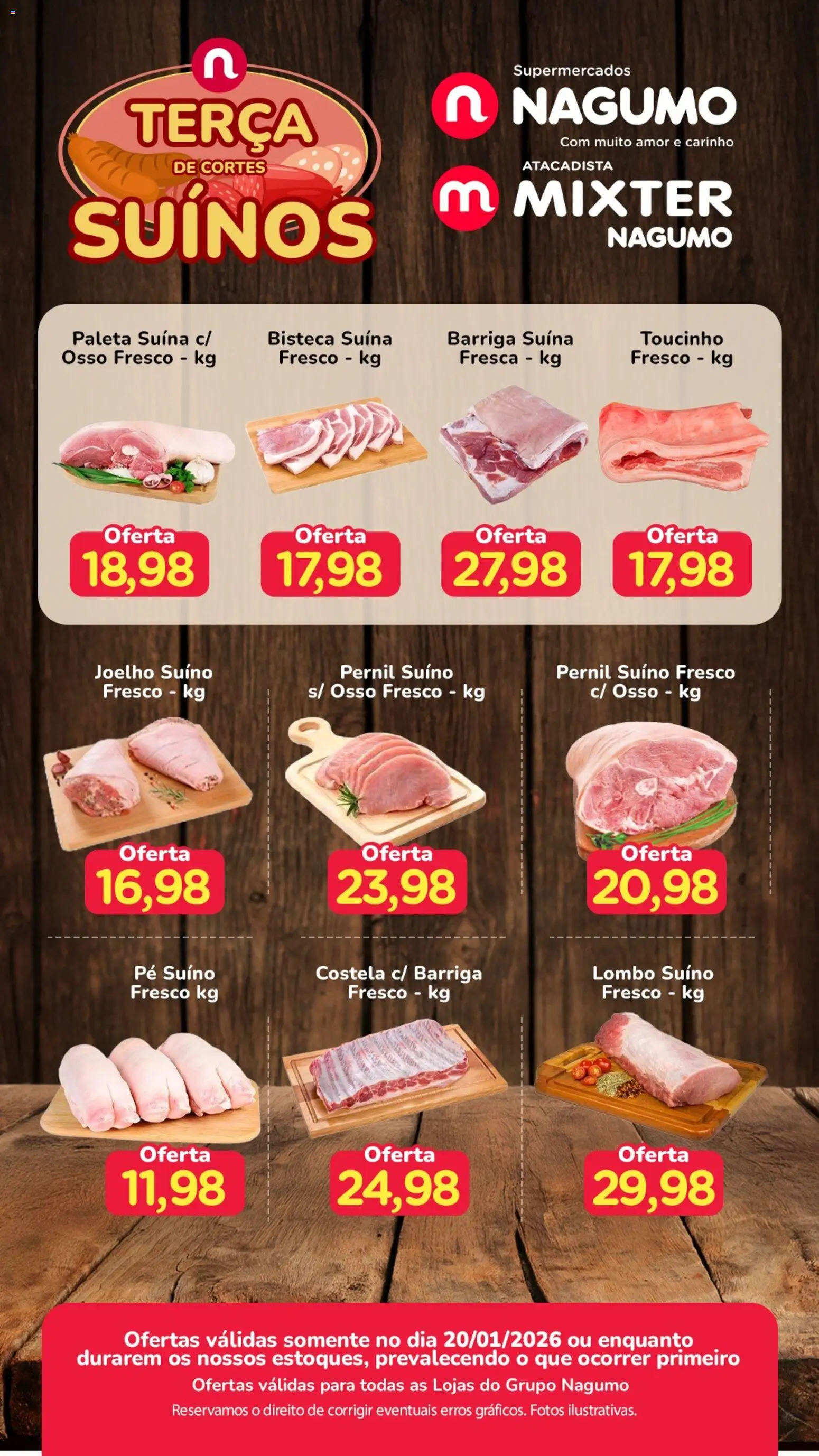Nagumo Folheto - válido de 20.01.2026 | Página: 1 | Produtos: Lombo, Pernil
