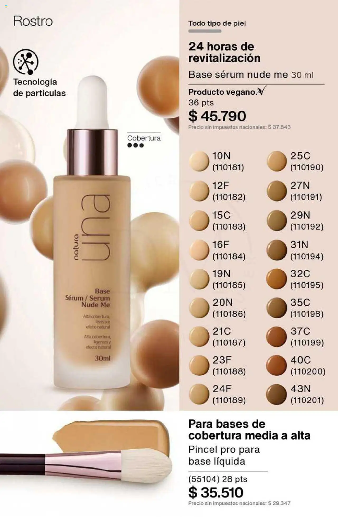 Catálogo Natura Ciclo 8 │ válido desde el 03.06.2025 | Página: 94 | Productos: Pincel, Serum