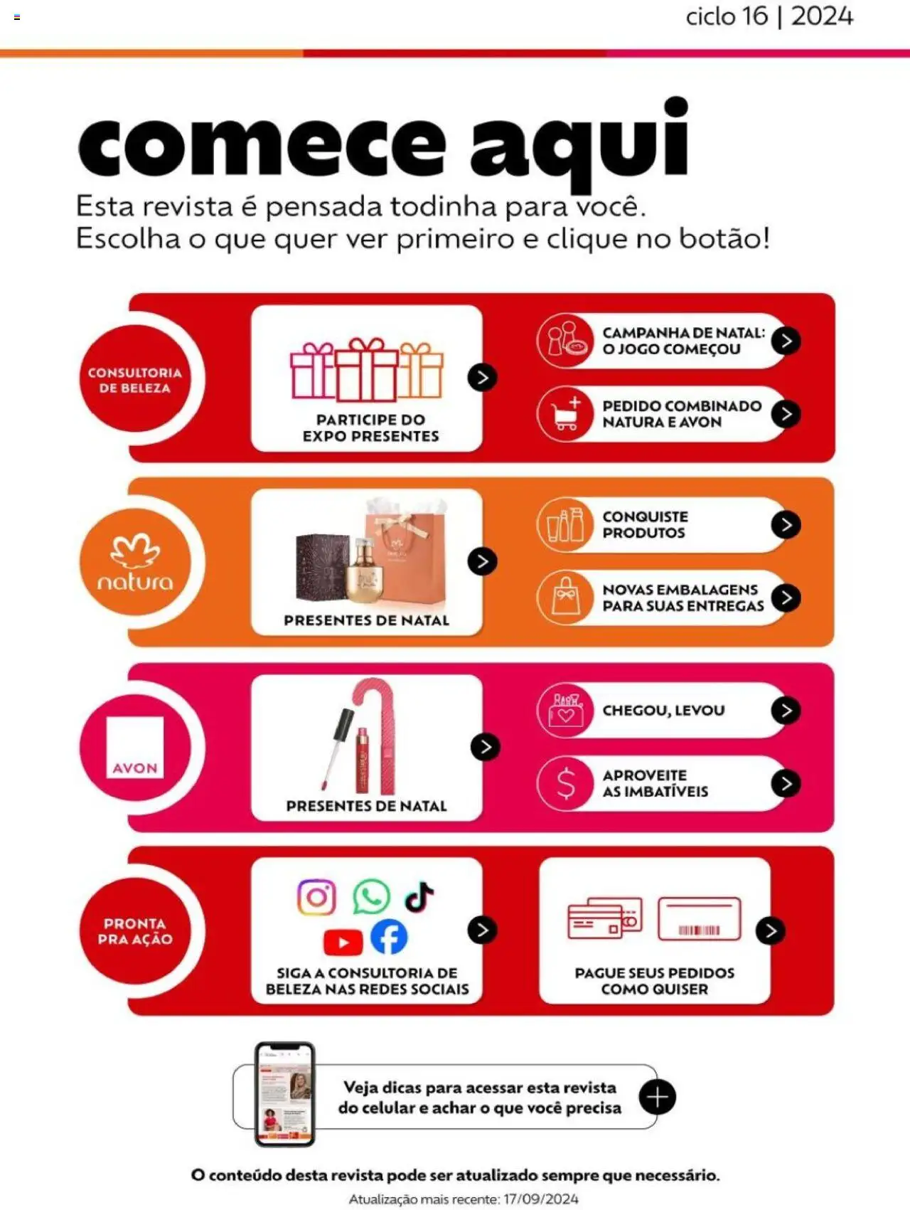 Avon Folheto - válido de 26.09.2025 | Página: 2 | Produtos: Celular, Revista