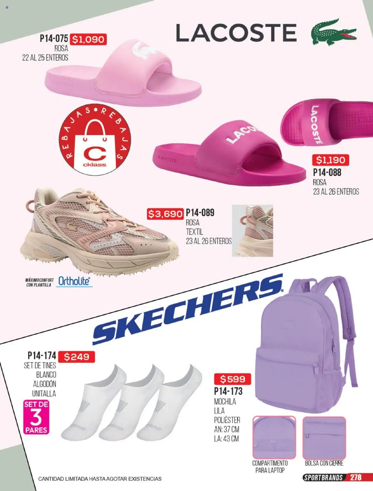 Nuevas ofertas de Cklass válidas en toda la República Mexicana desde el 23.06.2025. ¡Encuentra las mejores ofertas en Cklass catálogo Rebajas Sobre Calzado! | Página: 279 | Productos: Bolsa, Mochila, Algodón