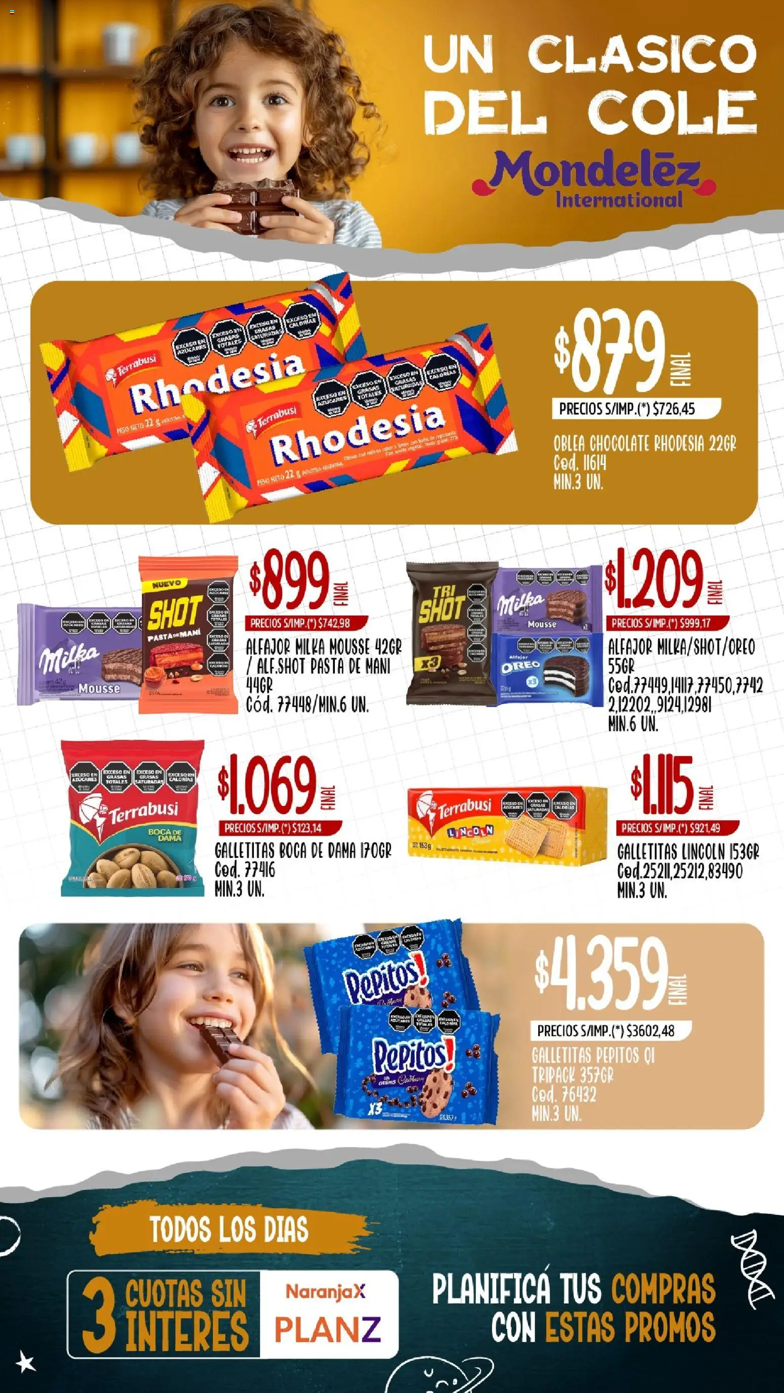 Yaguar - Volvemos al Cole  │ válido desde el 09.02.2026 | Página: 10 | Productos: Peso, Galletitas, Mani, Alfajor