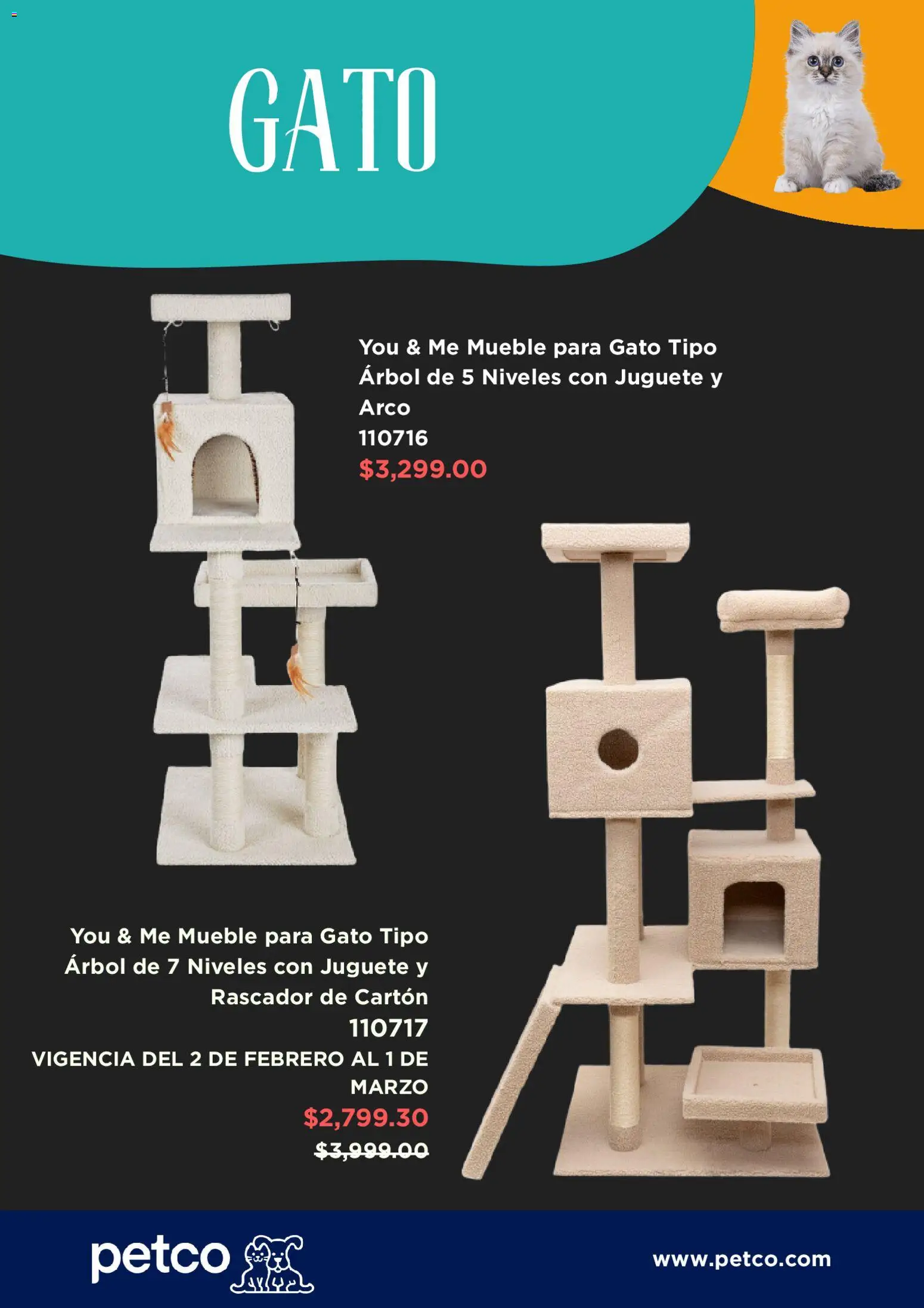 Nuevas ofertas de PetCo válidas en toda la República Mexicana desde el 09.02.2026. ¡Encuentra las mejores ofertas en PetCo catálogo! | Página: 4