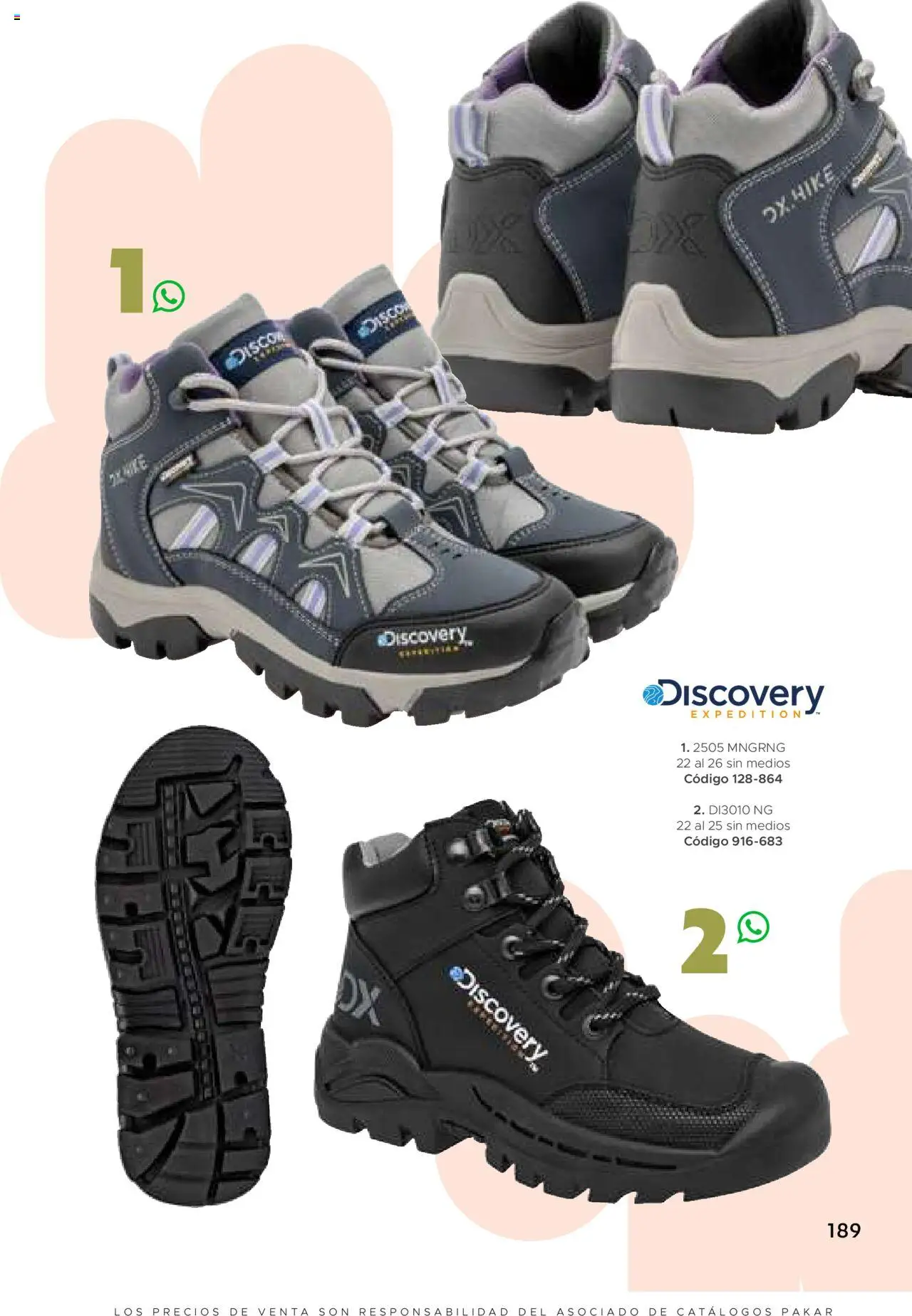 Nuevas ofertas de SC Pakar válidas en toda la República Mexicana desde el 24.07.2025. ¡Encuentra las mejores ofertas en SC Pakar - Catálogo Bota! | Página: 189 | Productos: Disco