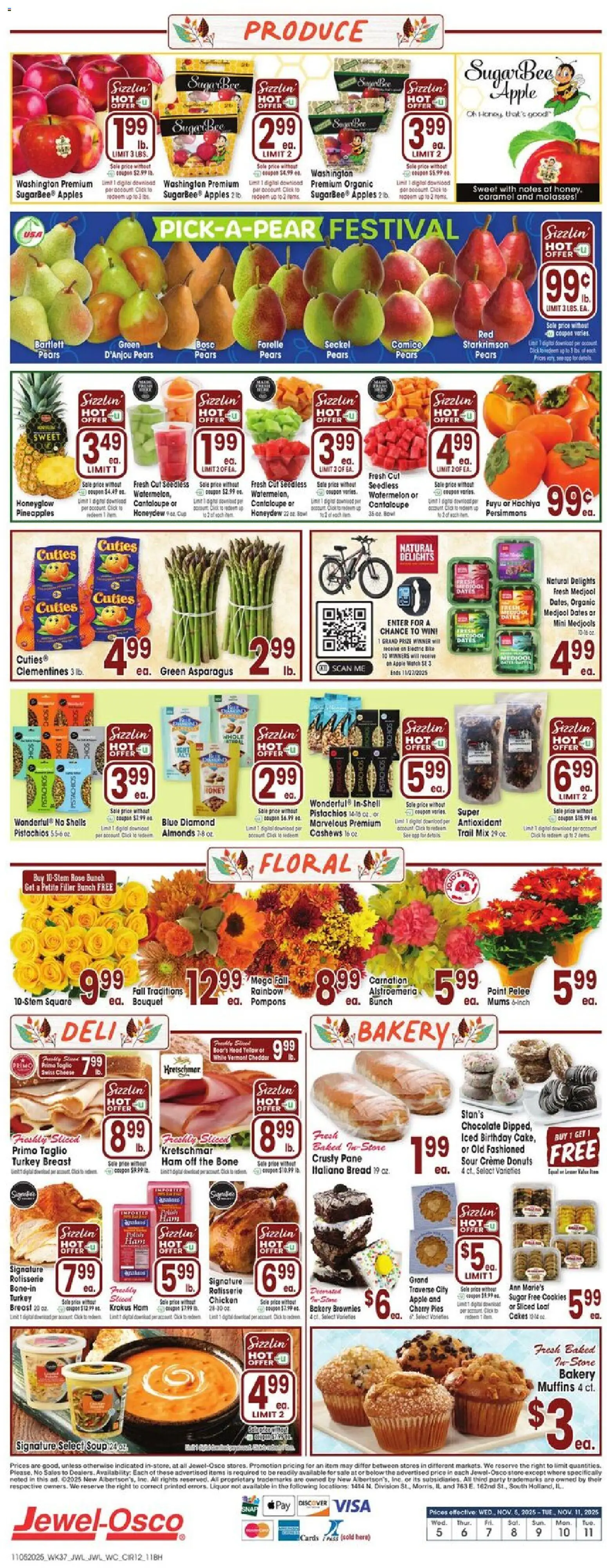 Jewel Osco Weekly Ad - IN - valid from 05.11.2025 | Page: 12 | Products: Bakery, Chocolate, Apples, Sugar
