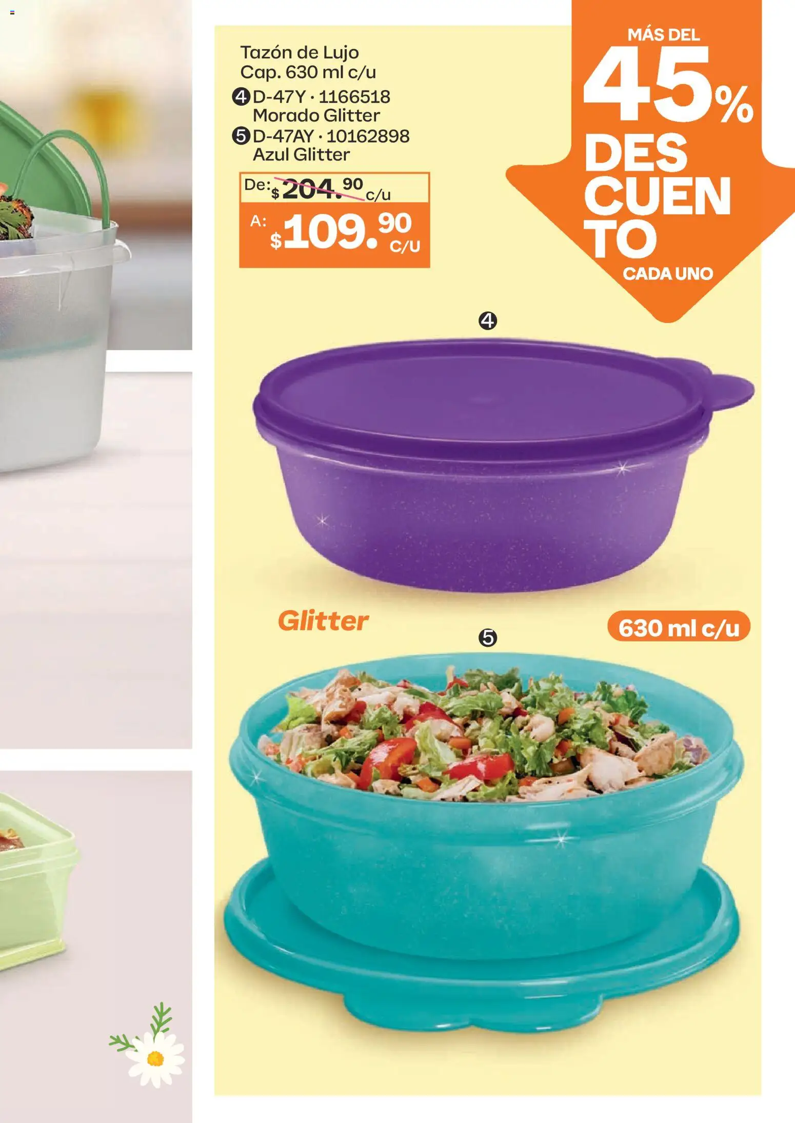 Nuevas ofertas de Tupperware válidas en toda la República Mexicana desde el 23.02.2026. ¡Encuentra las mejores ofertas en Tupperware catálogo! | Página: 39 | Productos: Glitter