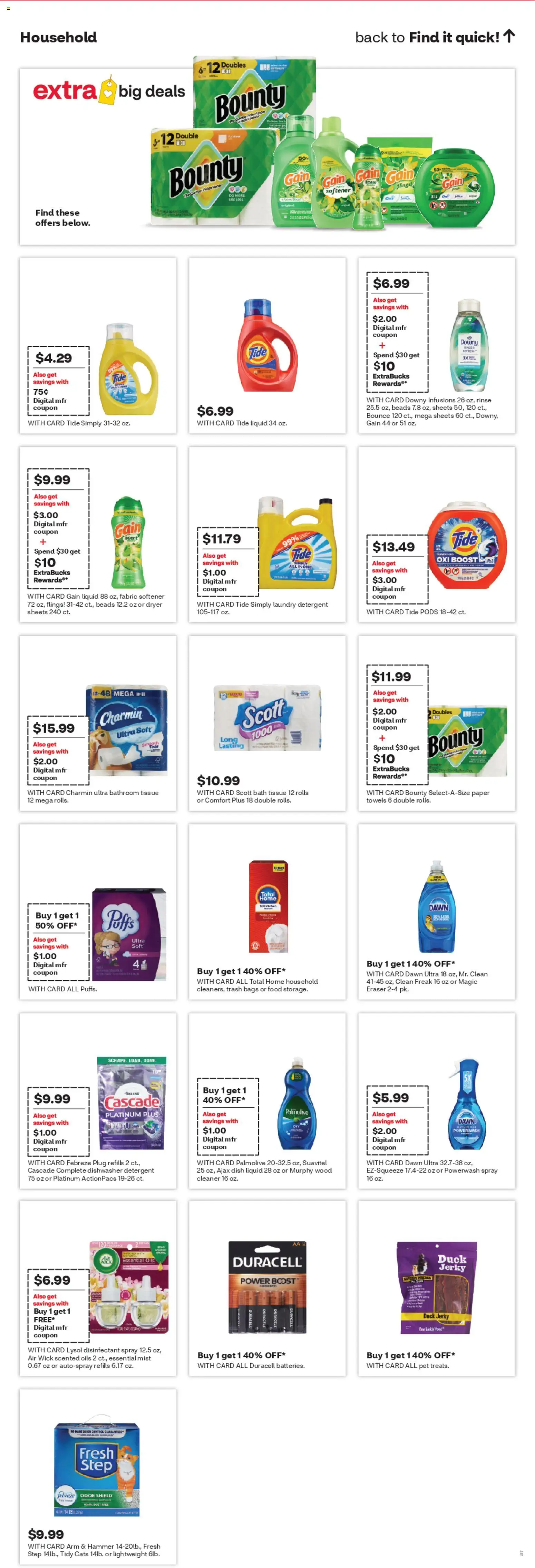 CVS Pharmacy Weekly Ad - WA - valid from 26.10.2025 | Page: 17 | Products: Bath, Detergent, Dryer, Dishwasher