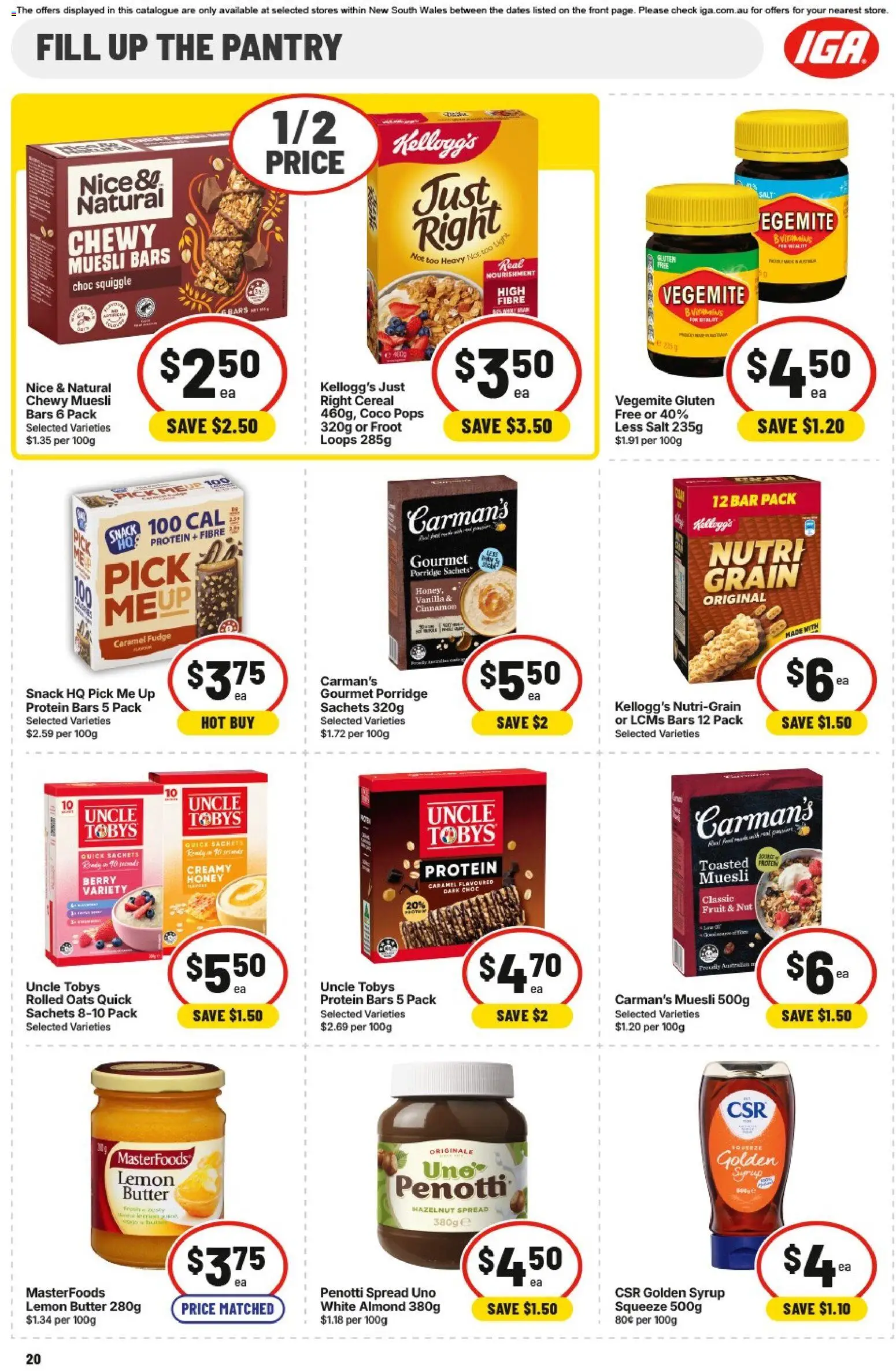 IGA catalogue - valid from 22.04.2026 | Page: 19 | Products: Powder, Juice, Sugar, Nescafe