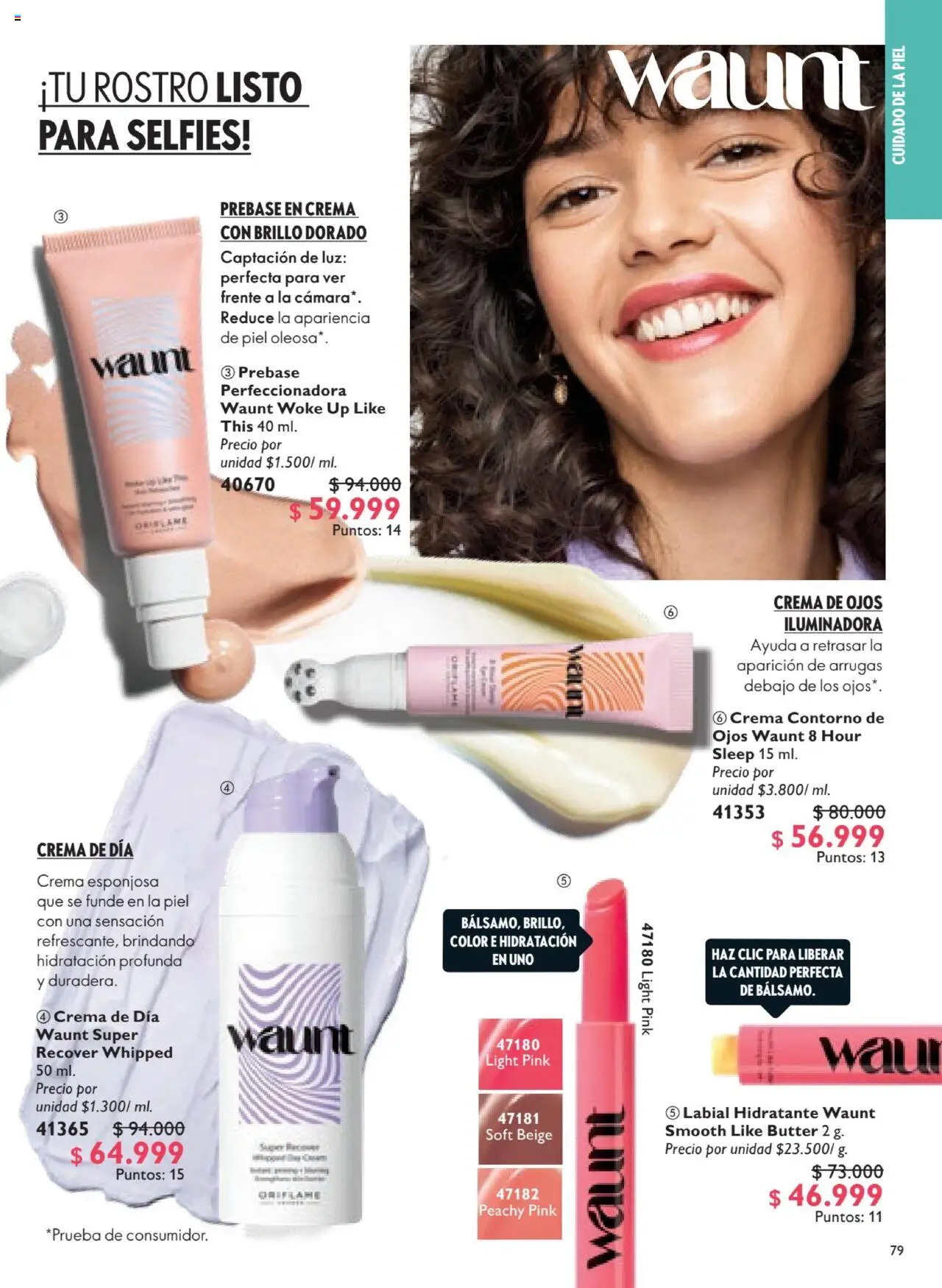 Oriflame revista - valida desde el 12.07.2025 | Página: 79 | Productos: Cámara, Brillo, Contorno, Contorno de ojos