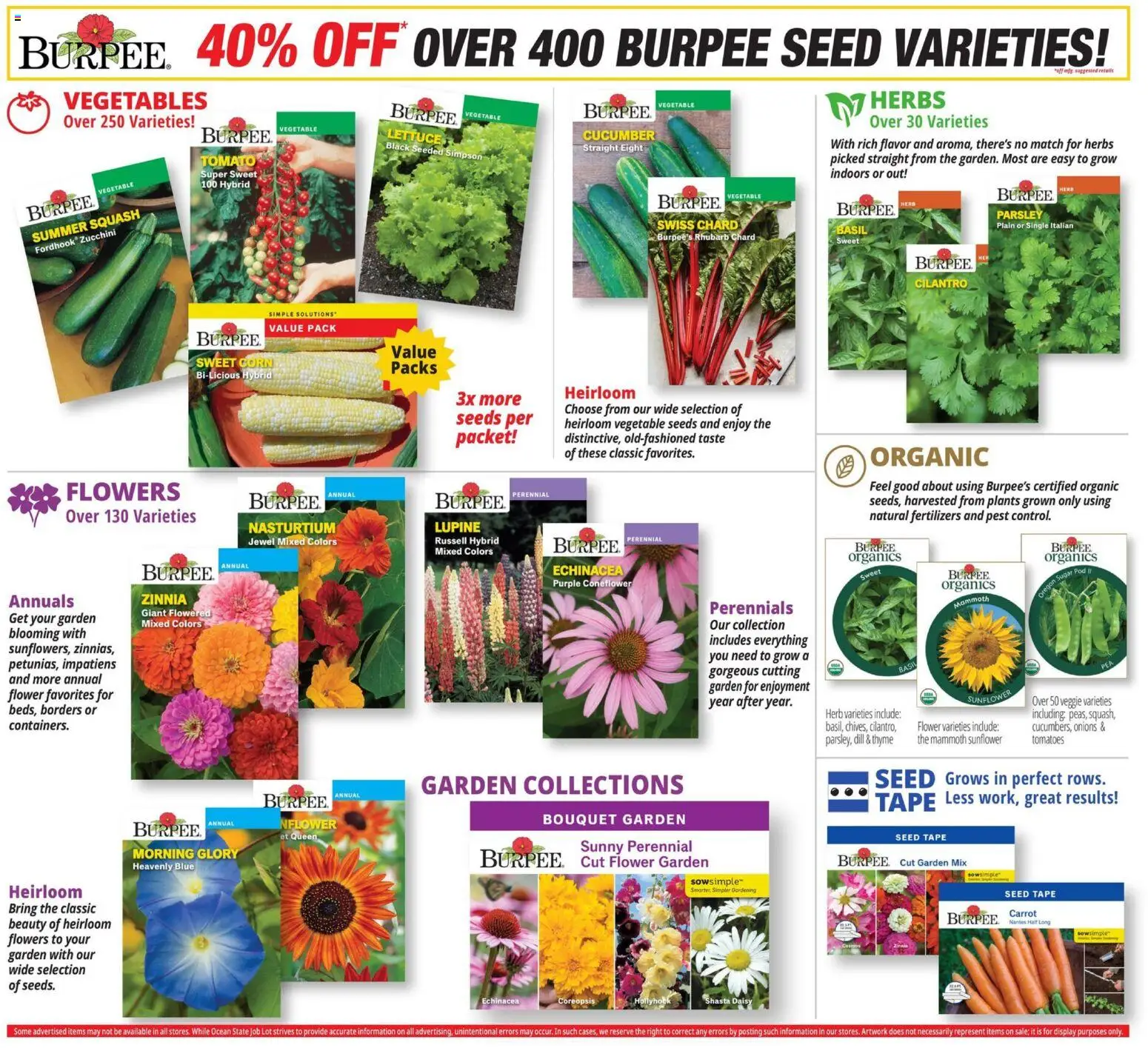 Ocean State Job Lot Weekly Ad - MA - valid from 26.03.2026 | Page: 25 | Products: Squash, Chard, Vegetables, Parsley