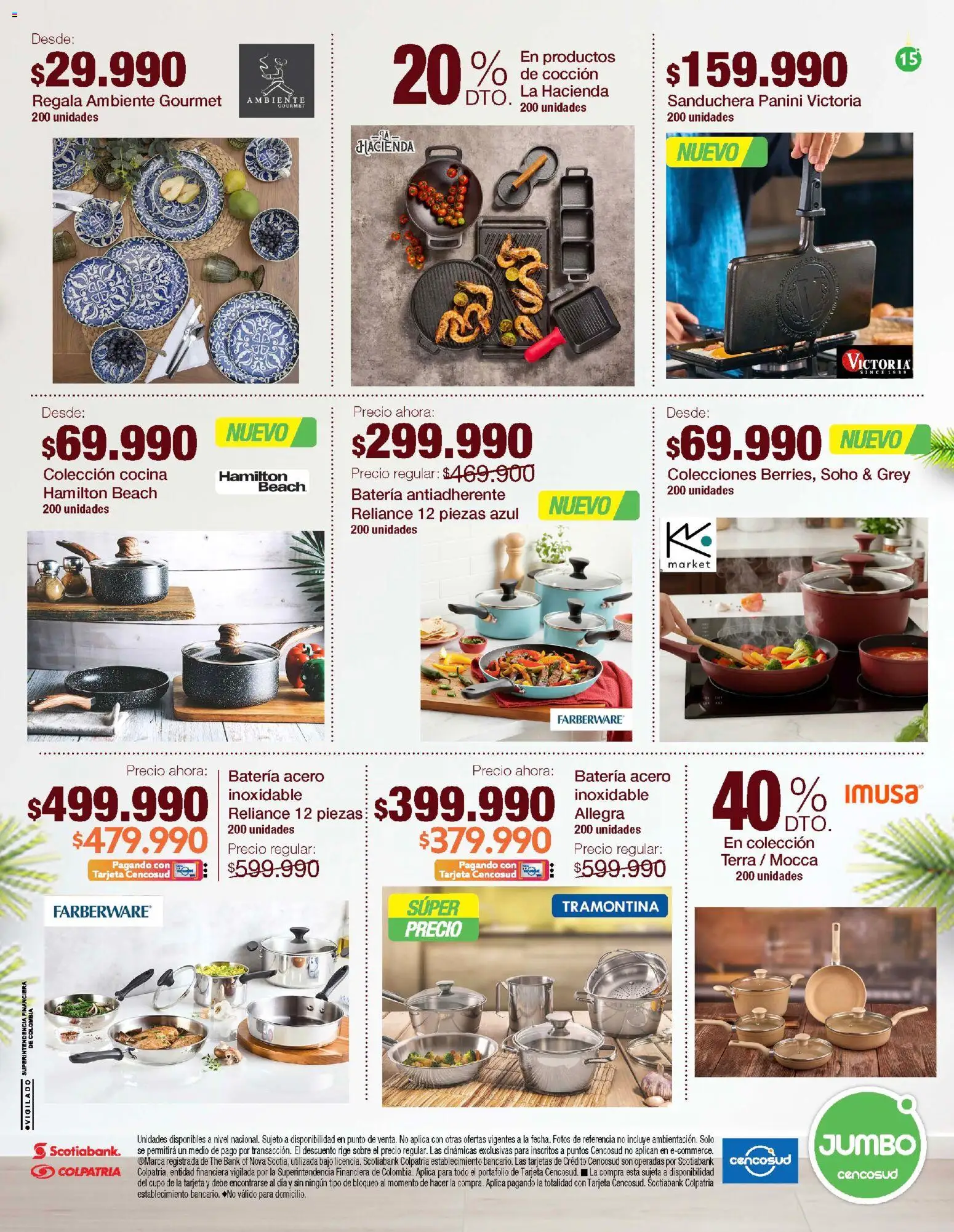 Jumbo revista - valida desde el 04.12.2025 | Página: 15 | Productos: Cocina, Sanduchera, Sobre, Batería