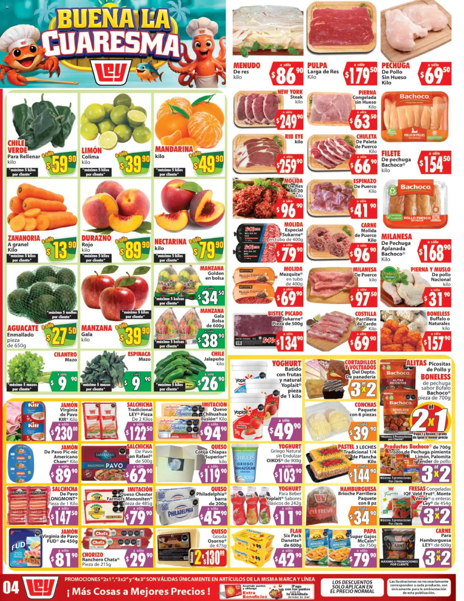 Nuevas ofertas de Casa Ley válidas en toda la República Mexicana desde el 19.02.2026. ¡Encuentra las mejores ofertas en Casa Ley folleto Autoservicio! | Página: 1 | Productos: Durazno, Pimienta, Bolsa, Chorizo