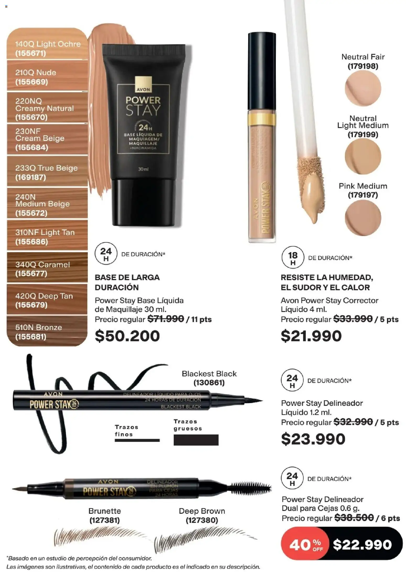 Avon revista - valida desde el 25.03.2026 | Página: 41 | Productos: Maquillaje, Delineador, Corrector
