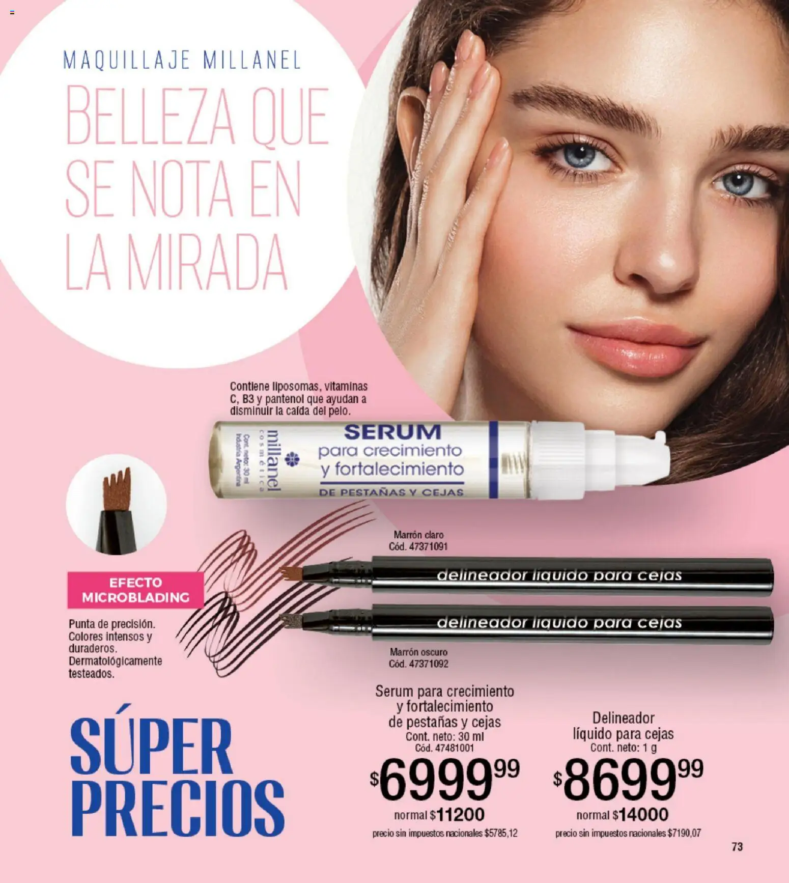 Millanel - Catálogo │ válido desde el 02.02.2026 | Página: 73 | Productos: Vitaminas, Maquillaje, Serum, Delineador