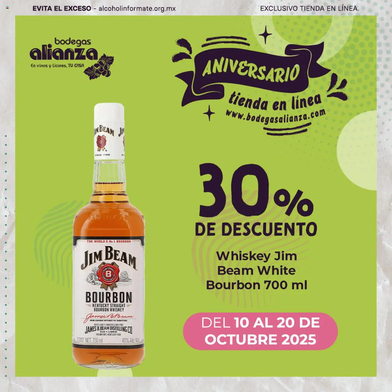 Nuevas ofertas de Bodegas Alianza válidas en toda la República Mexicana desde el 10.10.2025. ¡Encuentra las mejores ofertas en Bodegas Alianza - Catálogo Whiskey! | Página: 2 | Productos: Whiskey