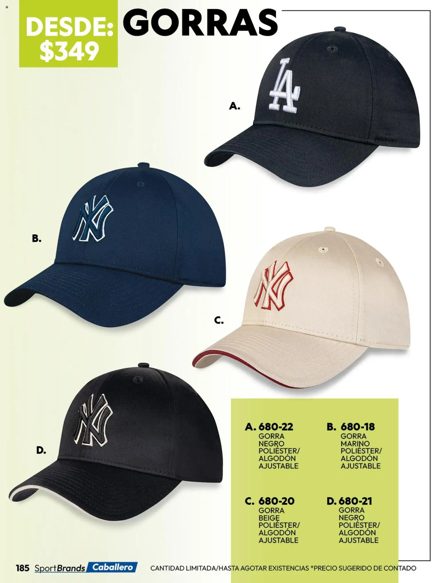 Nuevas ofertas de Cklass válidas en toda la República Mexicana desde el 02.01.2026. ¡Encuentra las mejores ofertas en Cklass catálogo Sportbrands! | Página: 230 | Productos: Gorra, Algodón