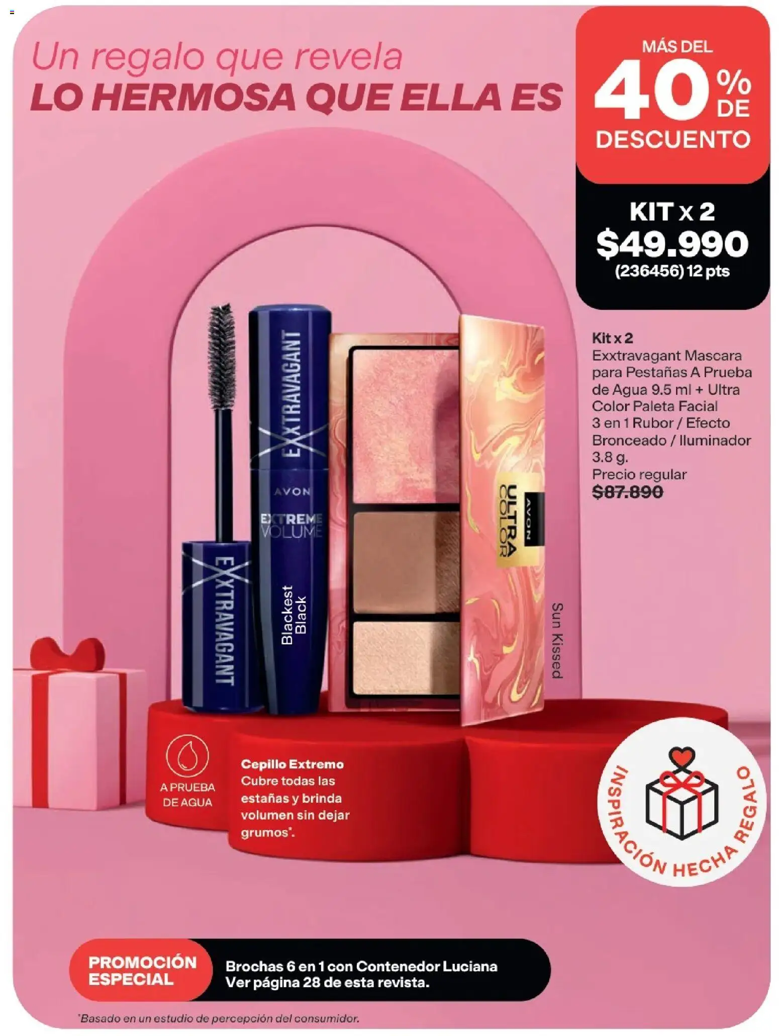Avon revista - valida desde el 01.05.2026 | Página: 33 | Productos: Agua, Iluminador, Rubor, Máscara