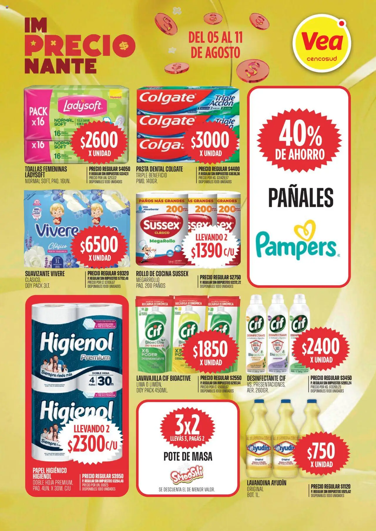 Vea - Oferta imPRECIOnante │ válido desde el 05.08.2025 | Página: 4 | Productos: Cocina, Fragancia, Pasta dental, Pasta