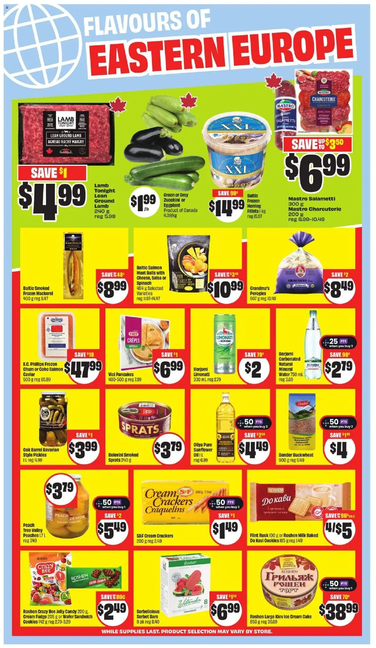 FreshCo flyer valid from 14.08.2025 | Page: 9 | Products: Cream, Cookies, Ice cream, Milk
