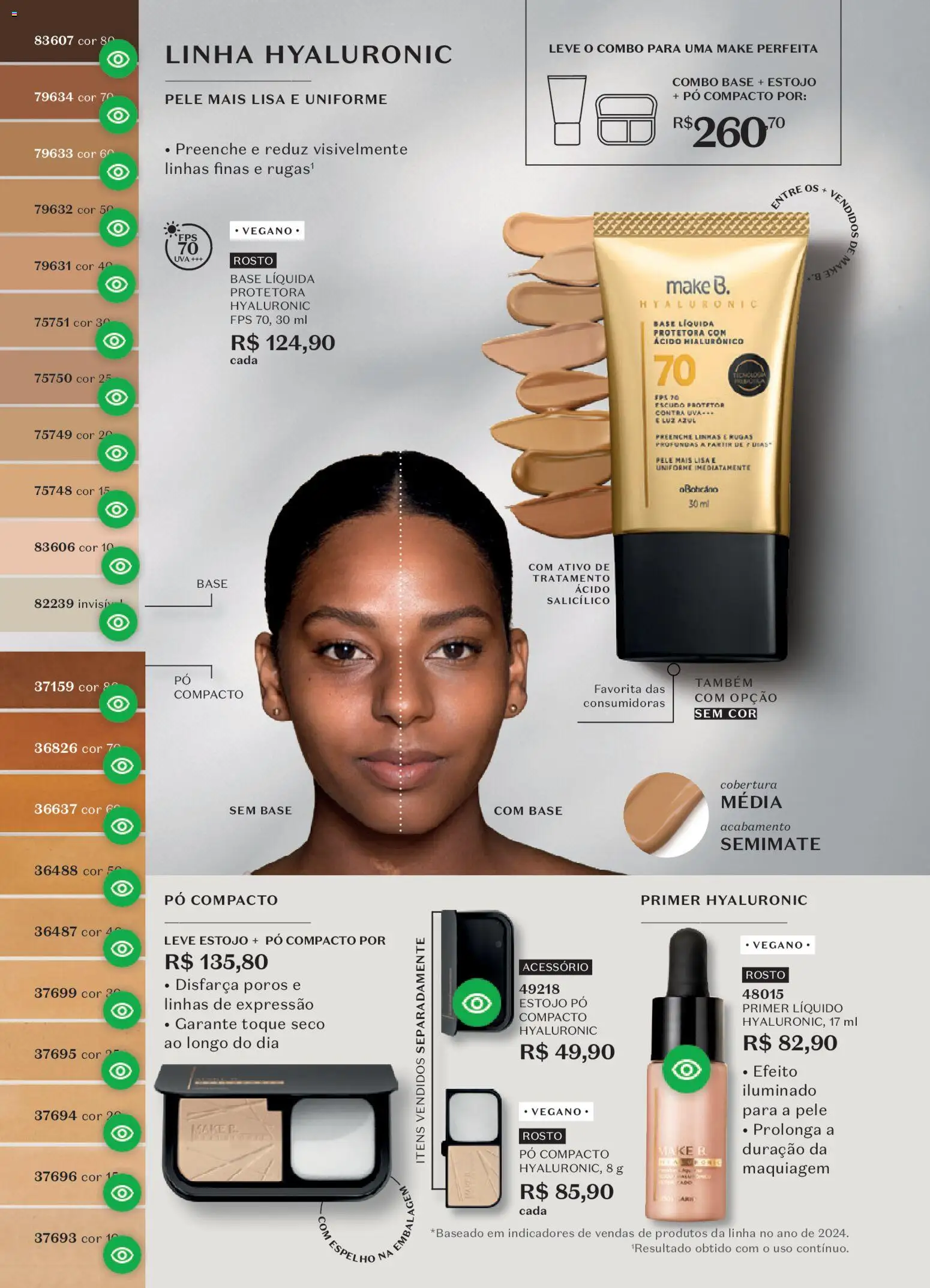 O Boticário Folheto - válido de 26.12.2025 | Página: 116 | Produtos: Pó compacto, Maquiagem, Pó, Espelho