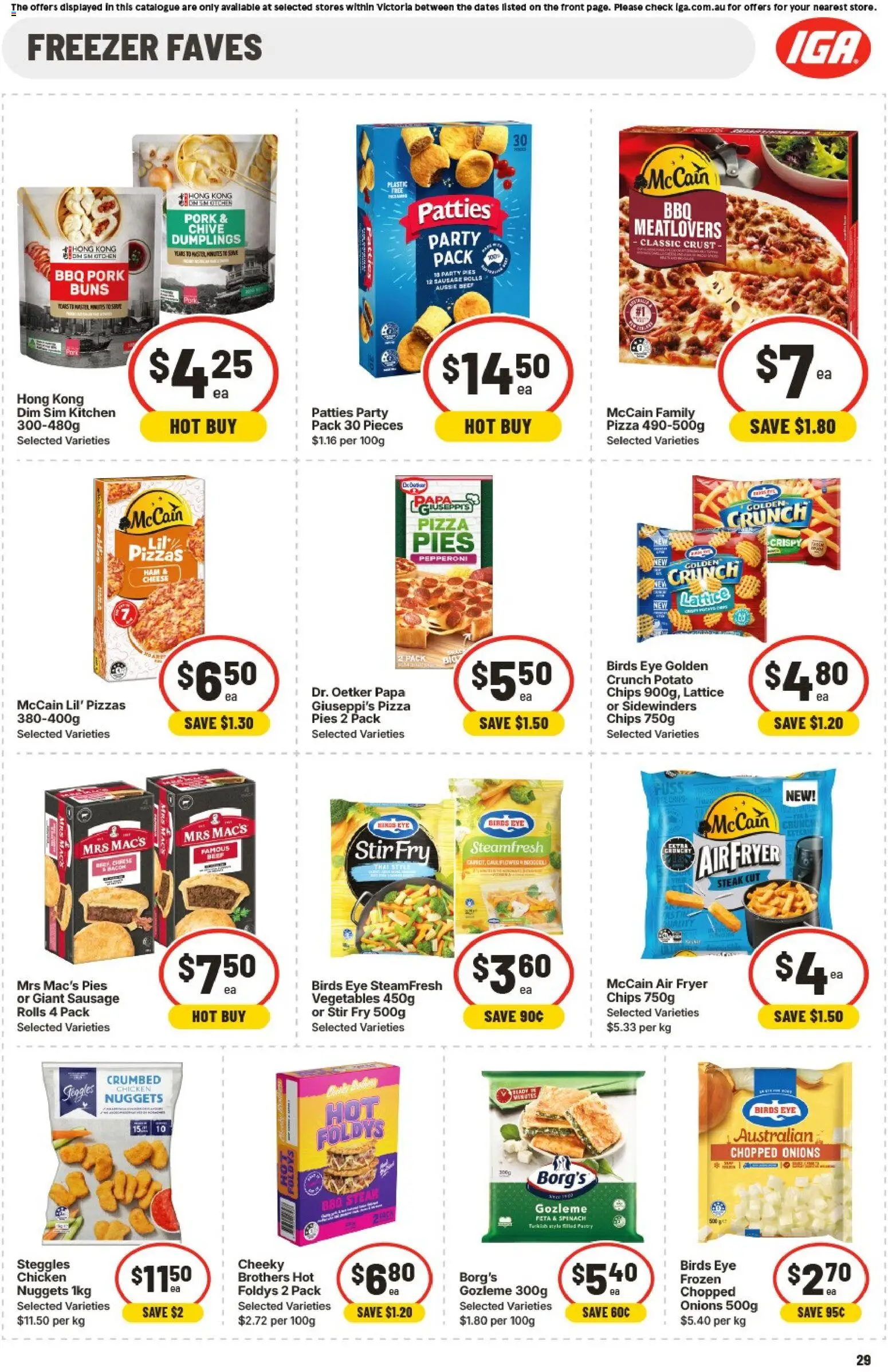 IGA catalogue - valid from 25.02.2026 | Page: 31 | Products: Crackers, Cheese, Ham, Cream
