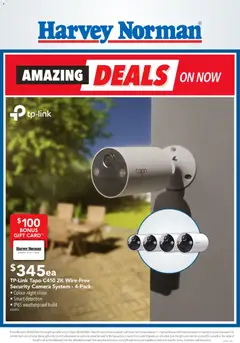 Harvey Norman Amazing Deals on Home Security preview  - valid from 25.04.2026