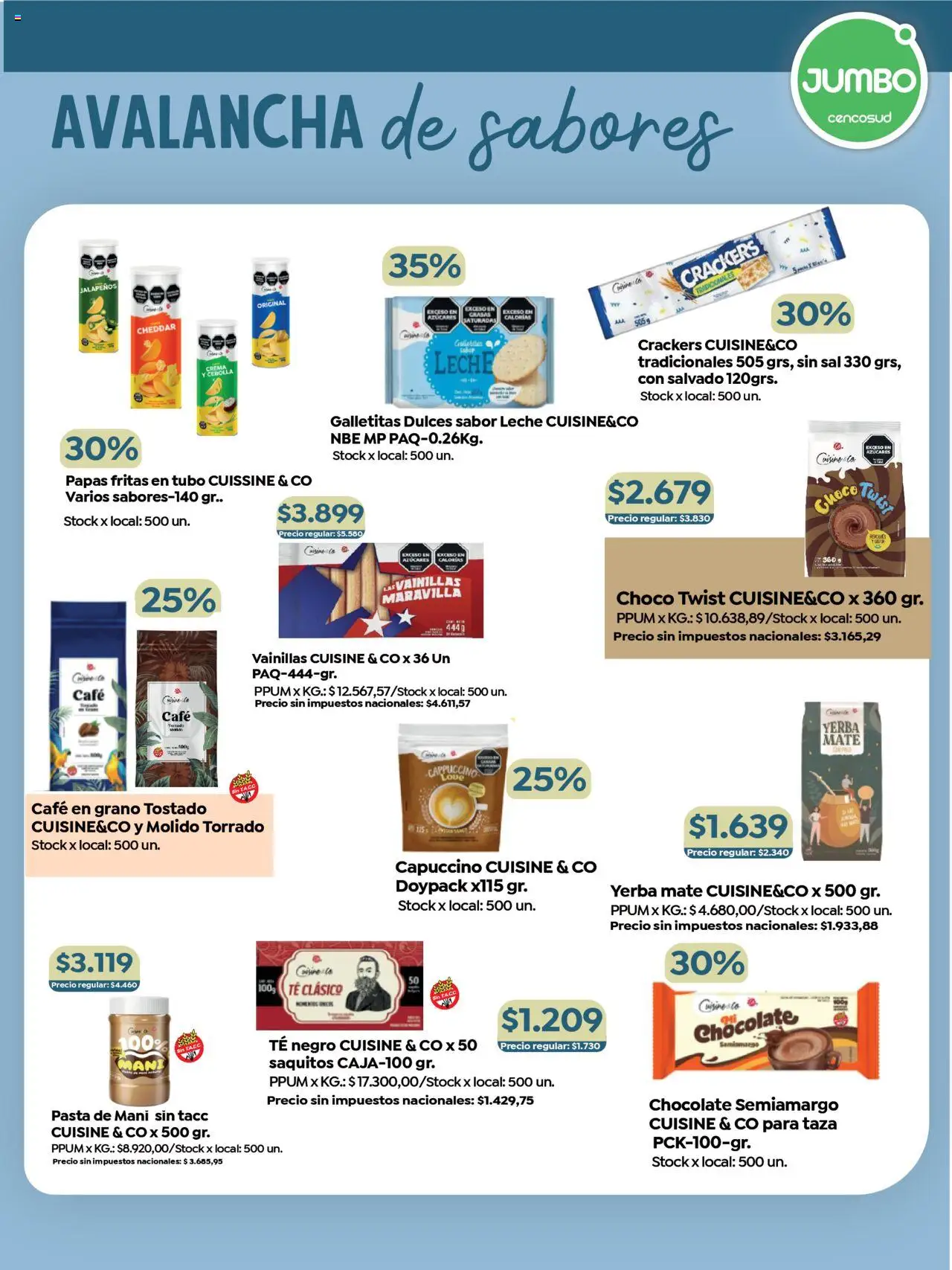 Jumbo - Especial Marca Propia │ válido desde el 06.08.2025 | Página: 3 | Productos: Mate, Taza, Chocolate, Té