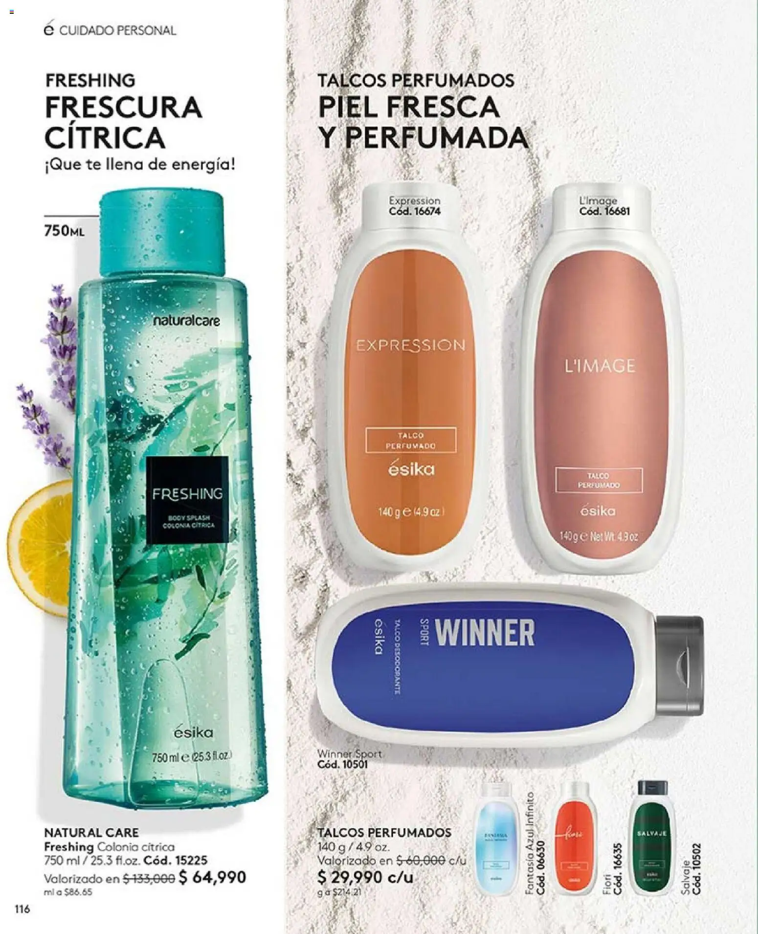 Ésika revista - valida desde el 01.02.2026 | Página: 116 | Productos: Té, Body