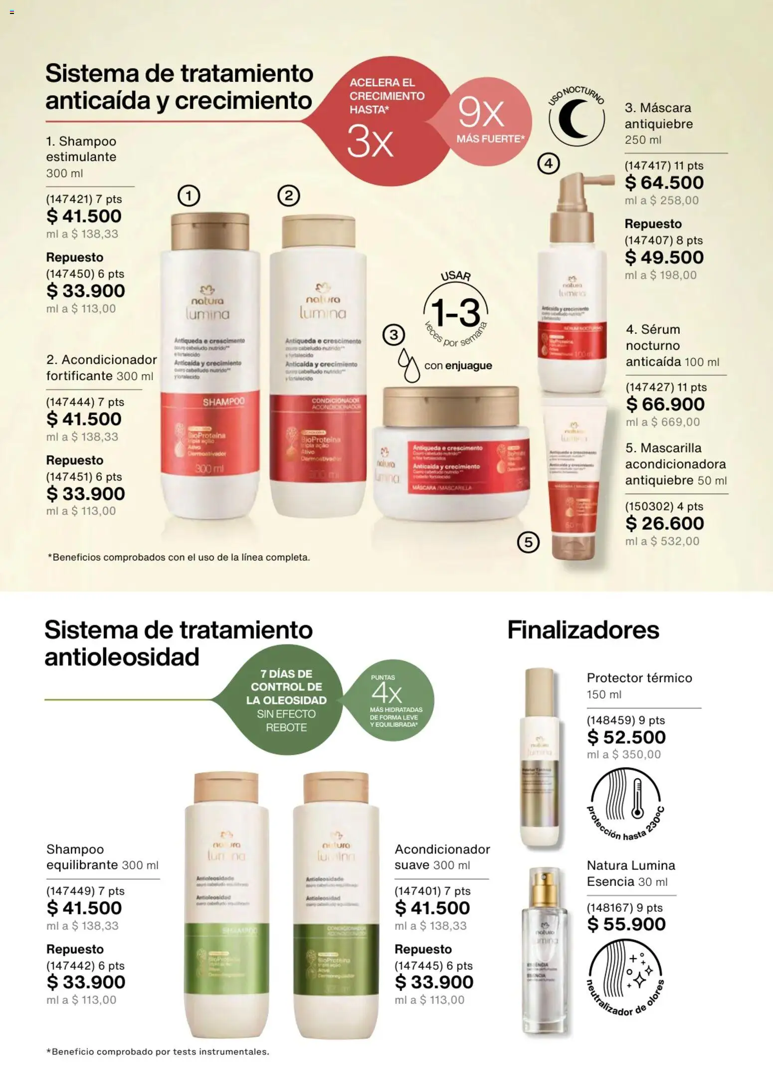 Natura revista - valida desde el 01.02.2026 | Página: 156 | Productos: Shampoo, Mascarilla, Máscara, Acondicionador