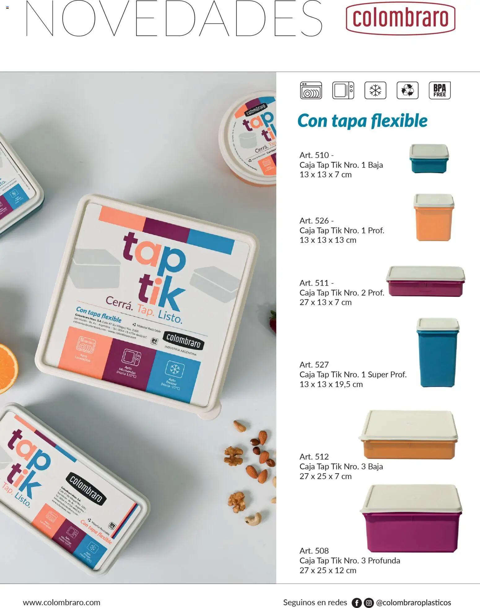 Colombraro catálogo │ válido desde el 10.12.2025 | Página: 1 | Productos: Flexible, Caja, Microondas, Freezer