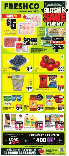 Preview of FreshCo weekly flyer / circulaire from shop FreshCo valid from 23.10.2025