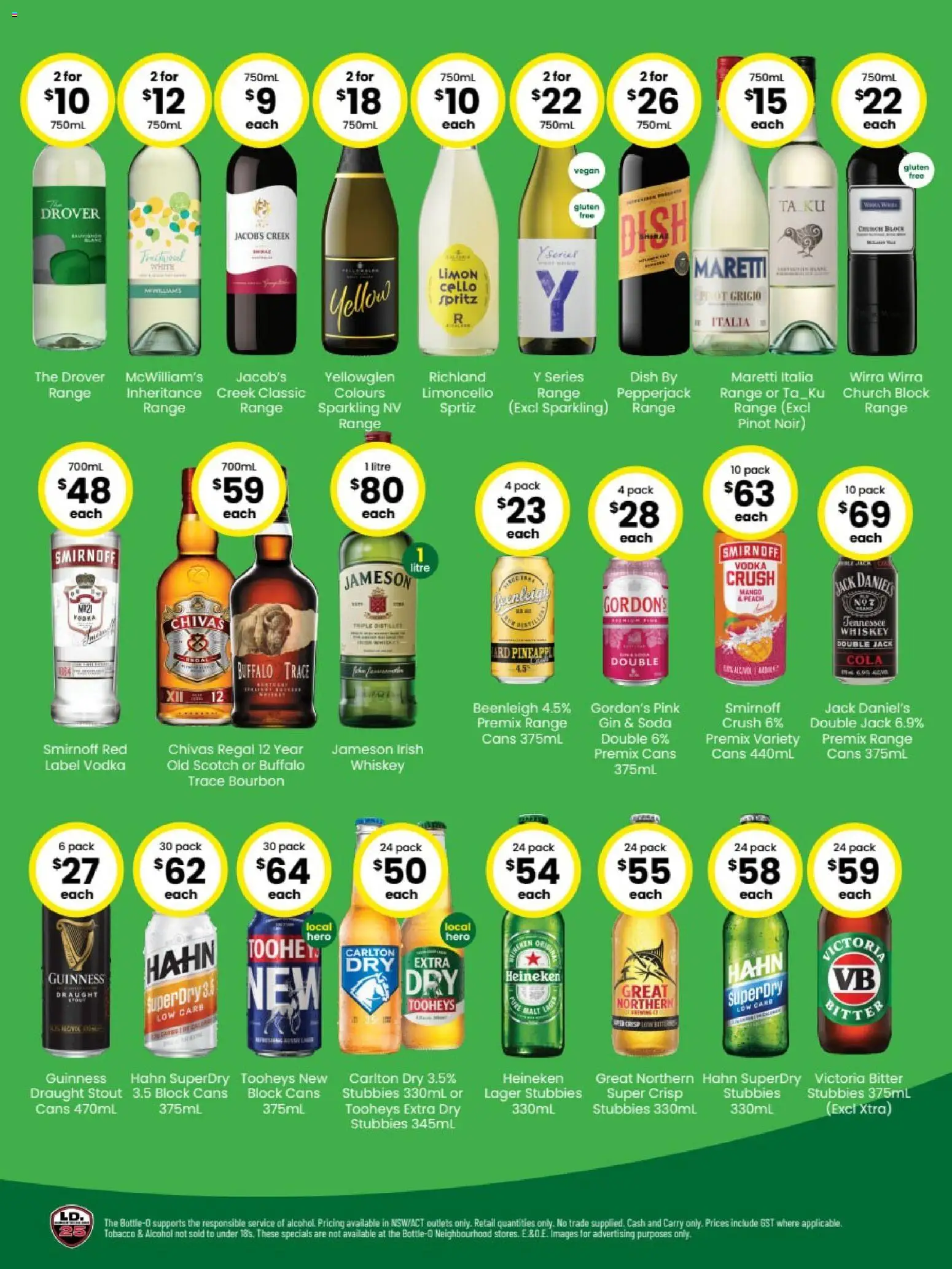 The Bottle-O catalogue - valid from 02.03.2026 | Page: 2 | Products: Vodka, Whiskey, Scotch, Peach