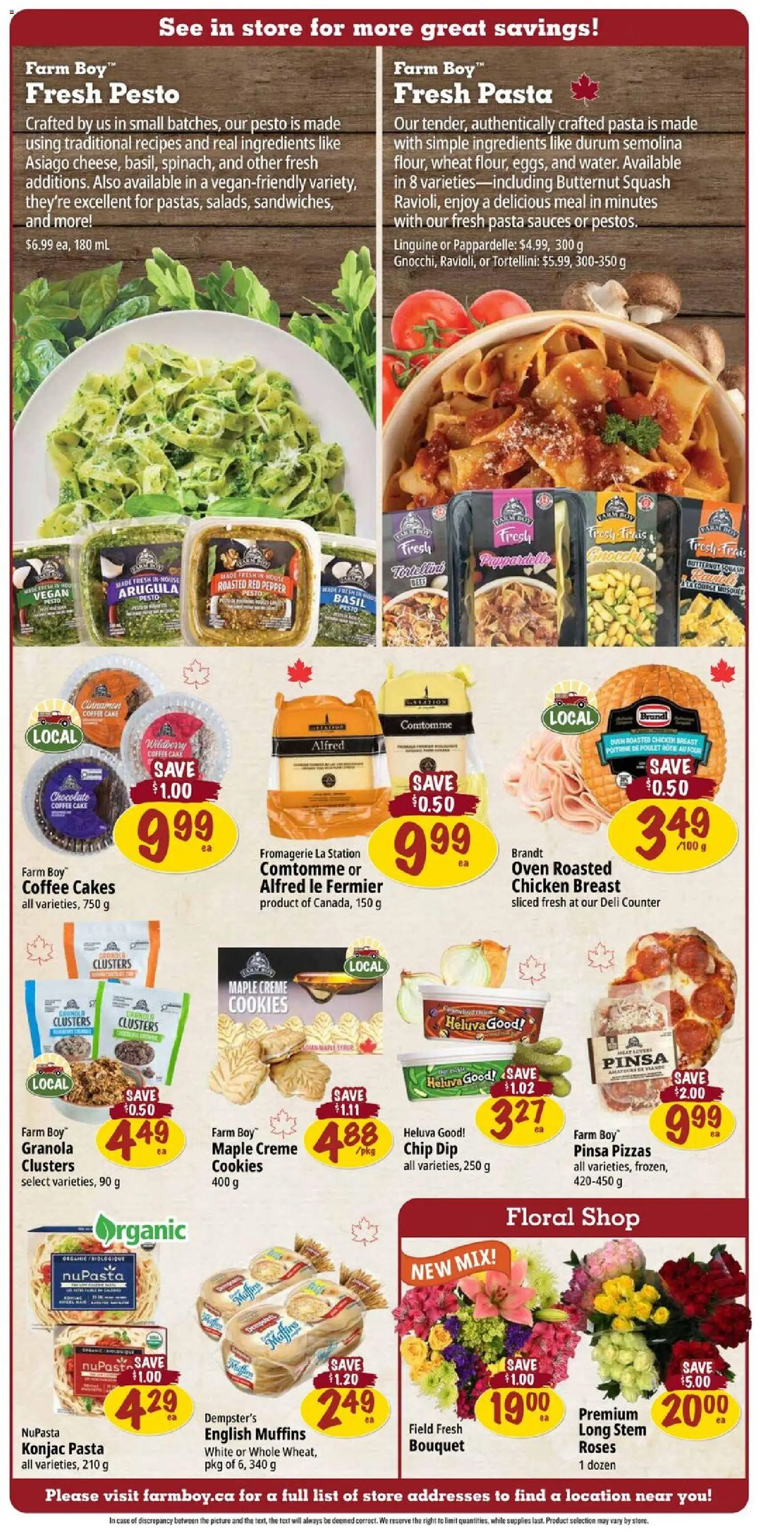 Farm Boy flyer valid from 06.11.2025 | Page: 3 | Products: Beef, Cookies, Oven, Coffee