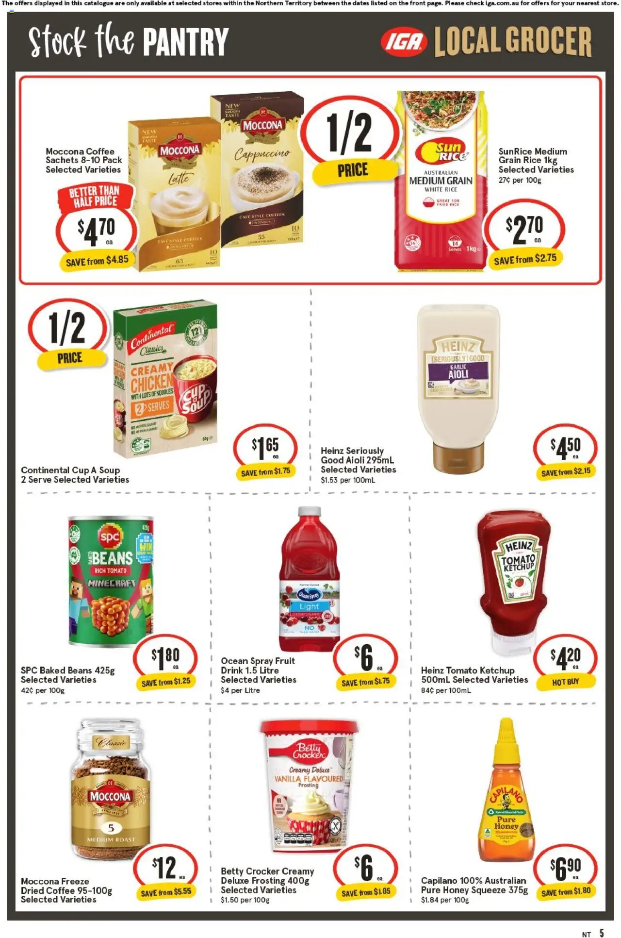 IGA catalogue - valid from 15.10.2025 | Page: 5 | Products: Cheese, Chicken, Cream, Pumpkin