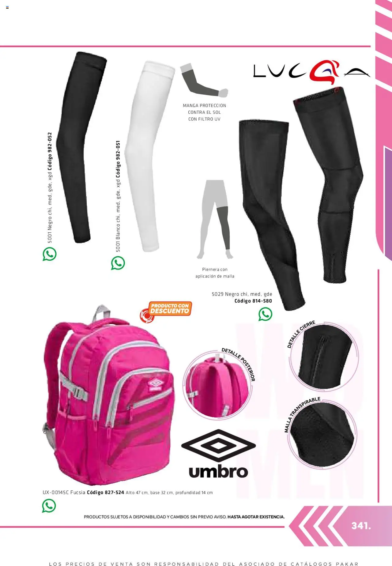 Nuevas ofertas de SC Pakar válidas en toda la República Mexicana desde el 06.03.2025. ¡Encuentra las mejores ofertas en SC Pakar catálogo Women! | Página: 341 | Productos: Manga, Malla