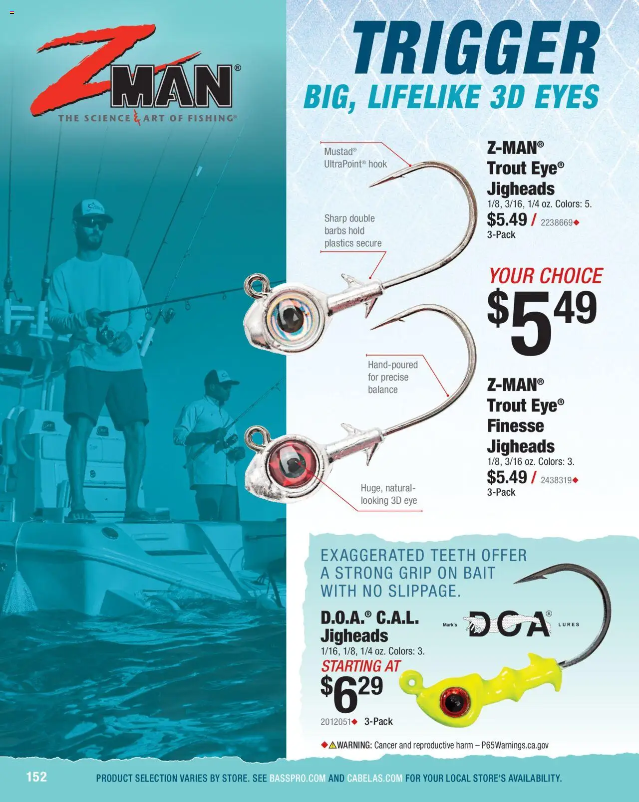 Cabela's Saltwater Specialist 25 - valid from 01.01.2025 | Page: 152 | Products: Hook, Bait