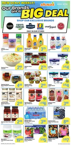 Shaw's Additional Savings - valid from 01.08.2025 | Page: 2 | Products: Protein Powder, Pasta, Cream, Potatoes