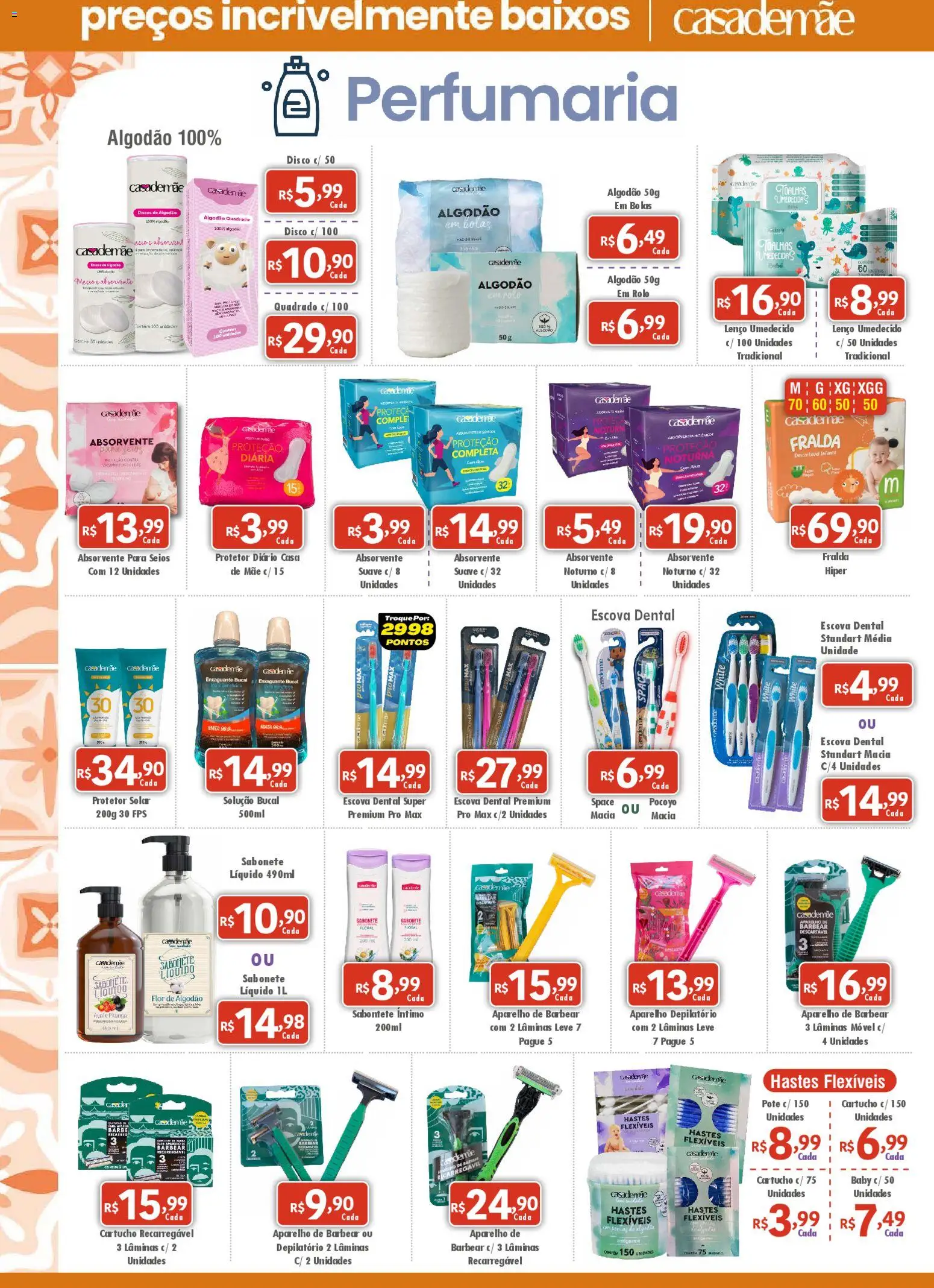 Royal Supermercados Folheto - válido de 01.01.2026 | Página: 6 | Produtos: Solução bucal, Protetor solar, Lenço umedecido, Absorvente