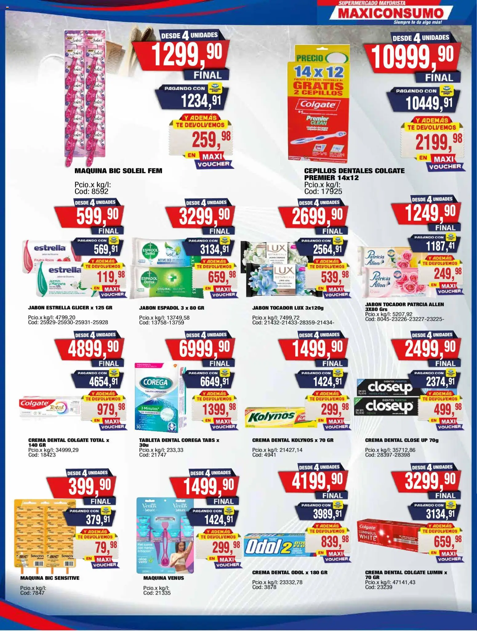 Maxiconsumo ofertas │ válido desde el 16.03.2026 | Página: 30 | Productos: Tableta, Manzana, Té, Crema